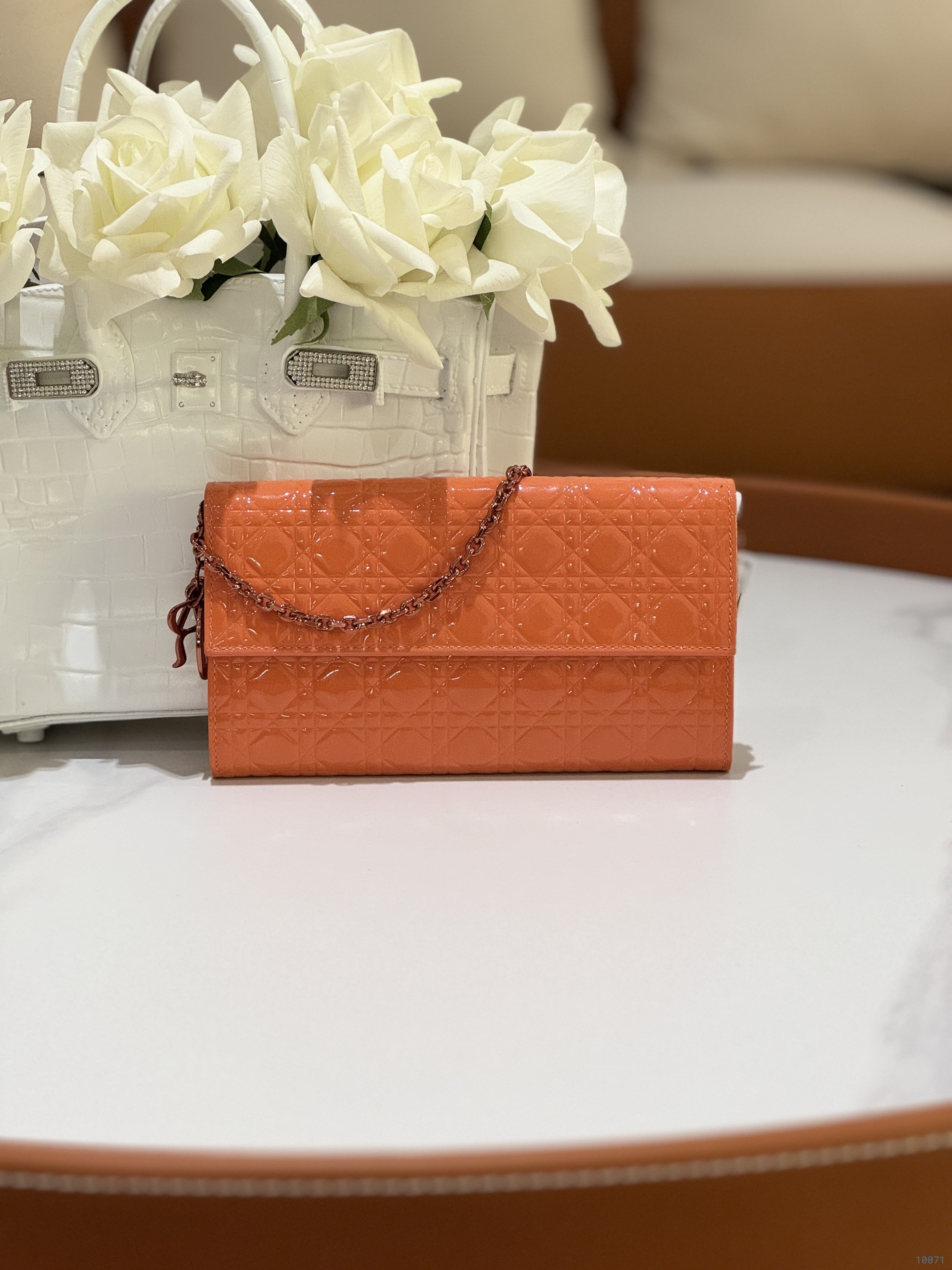 DIOR LADY DIOR LOTUS WALLET | COLLINS RAIN