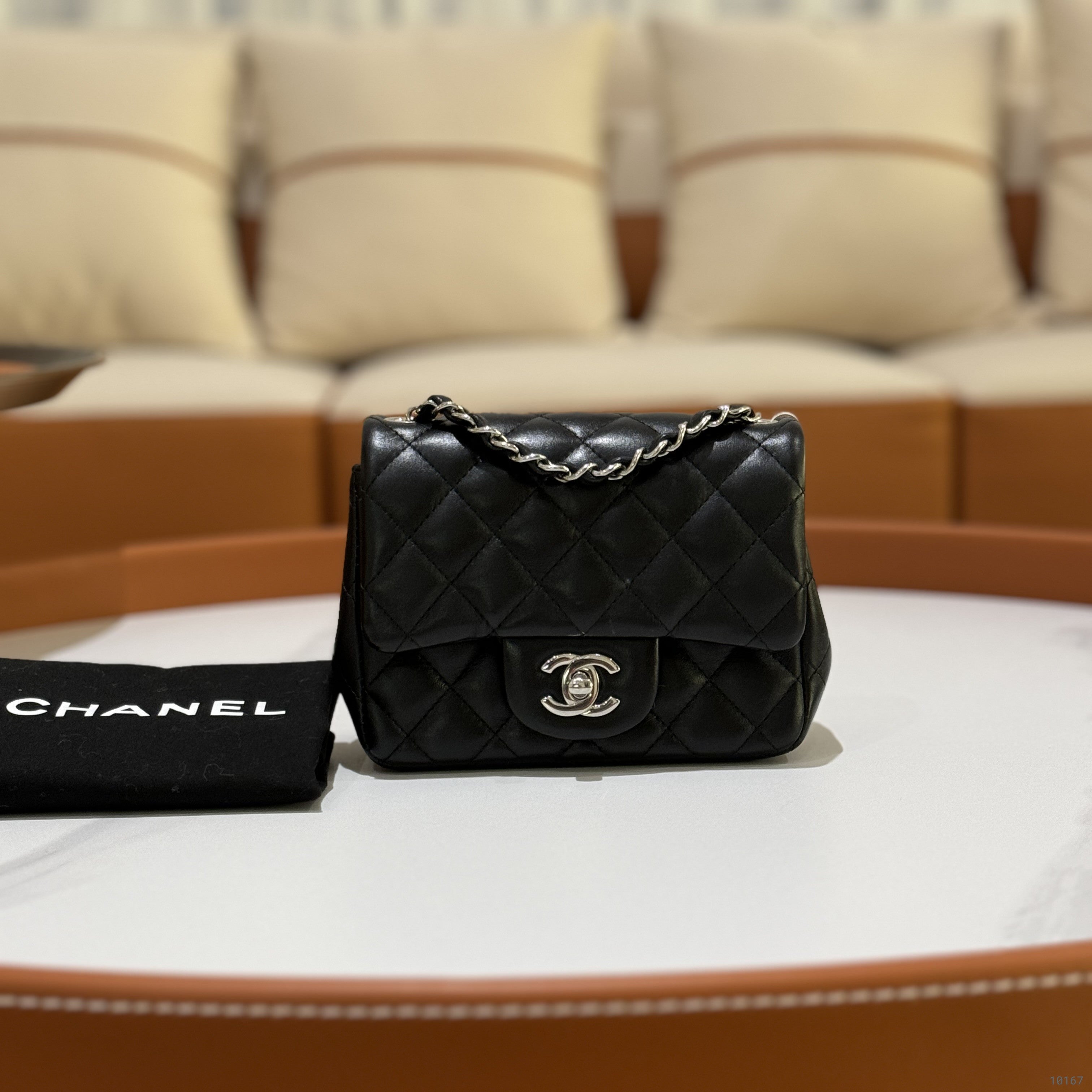 CHANEL MINI SQUARE FLAP BAG | COLLINS RAIN