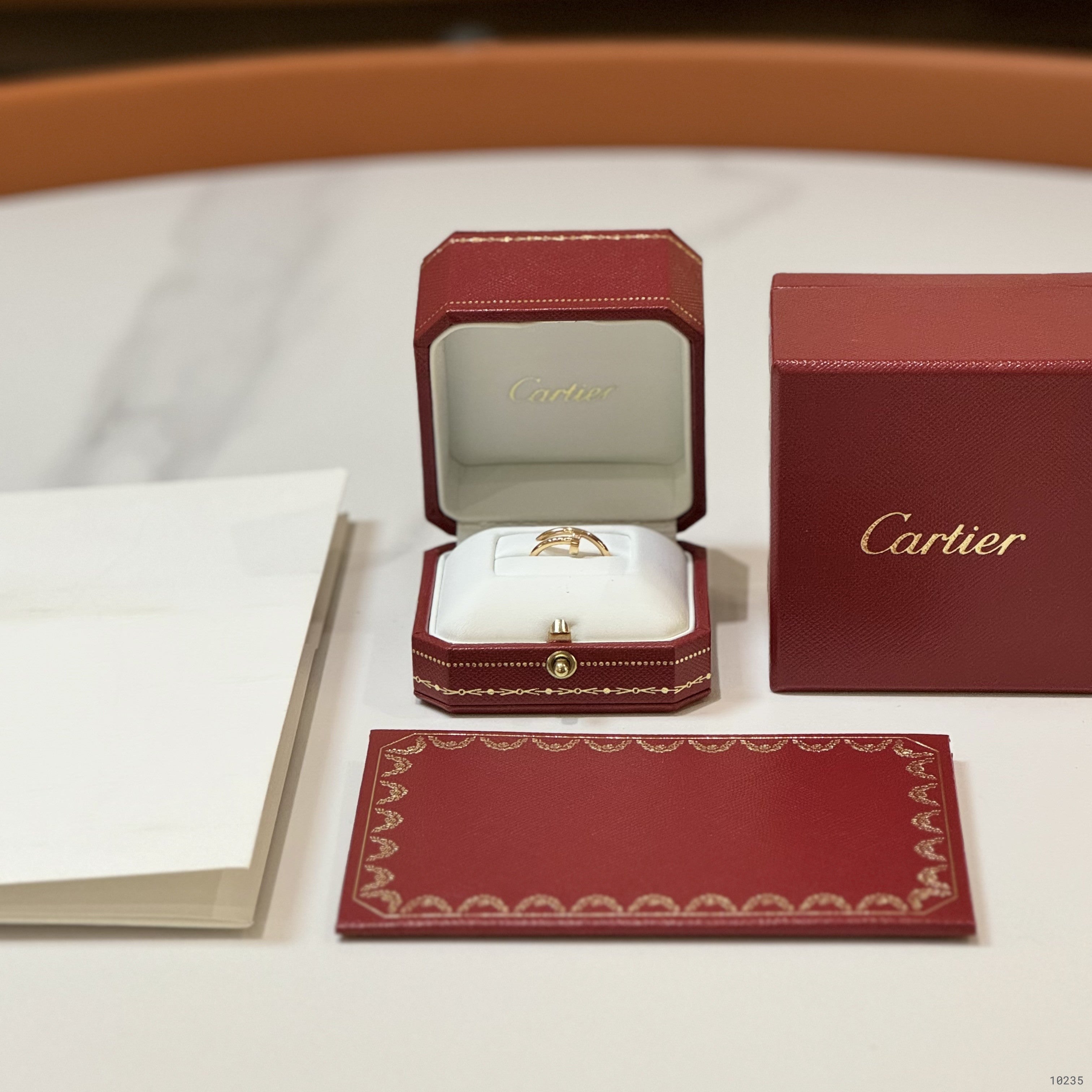 CARTIER SIZE 48 JUSTE UN CLOU RING SMALL MODEL ROSE GOLD