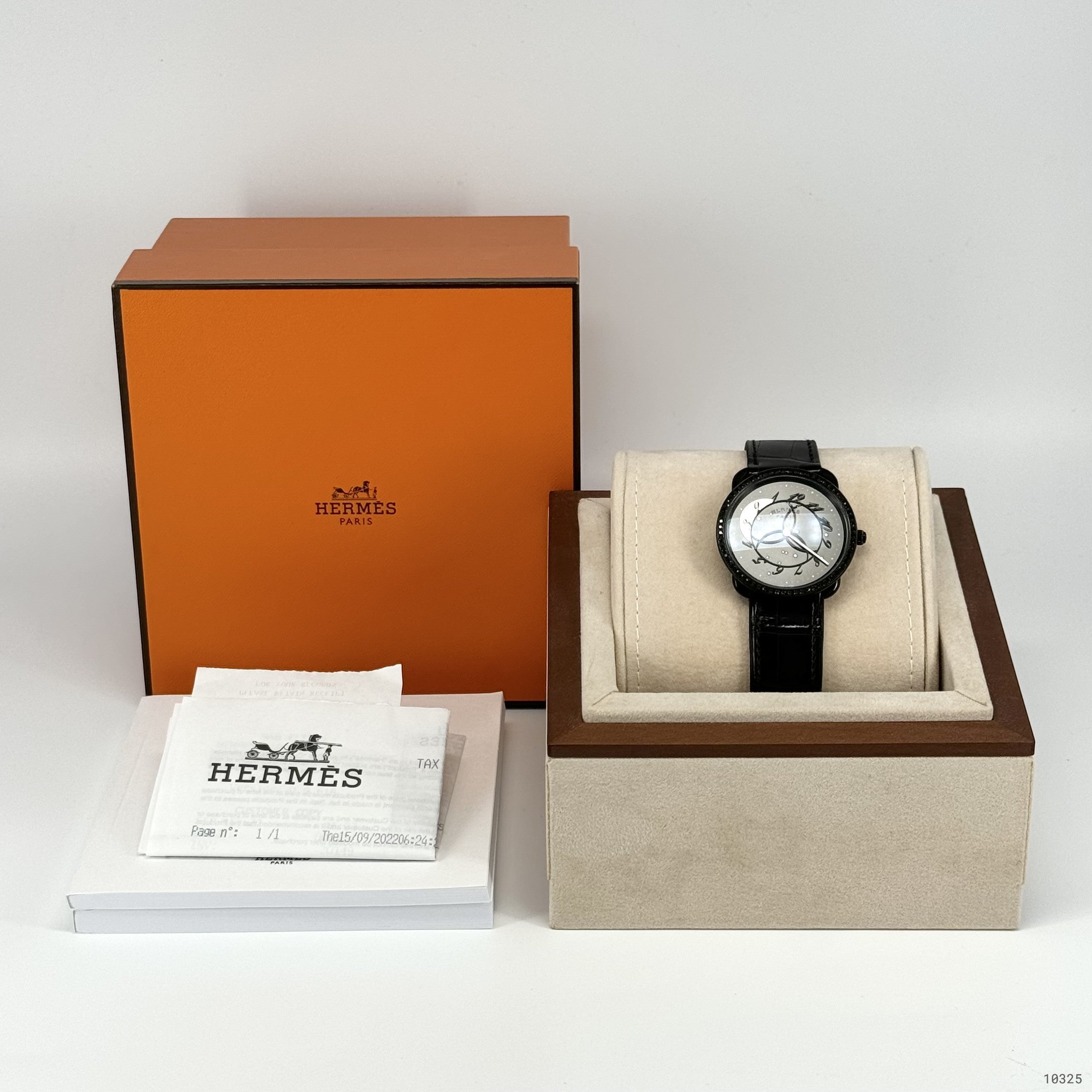 HERMES ARCEAU SERIES  WATCH STAMP Z