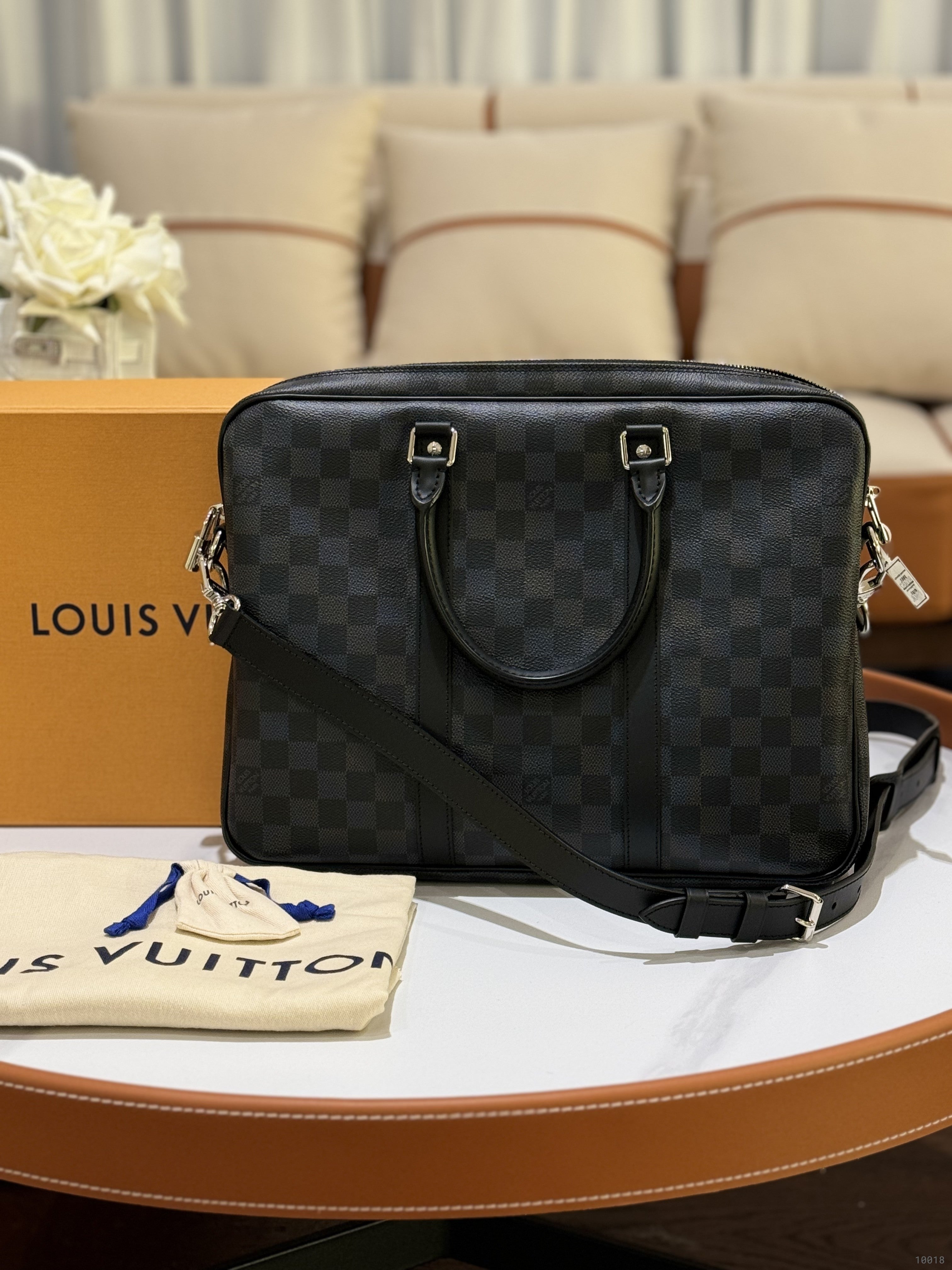 LOUIS VUITTON DAMIER GRAPHITE BRIEFCASE | COLLINS RAIN