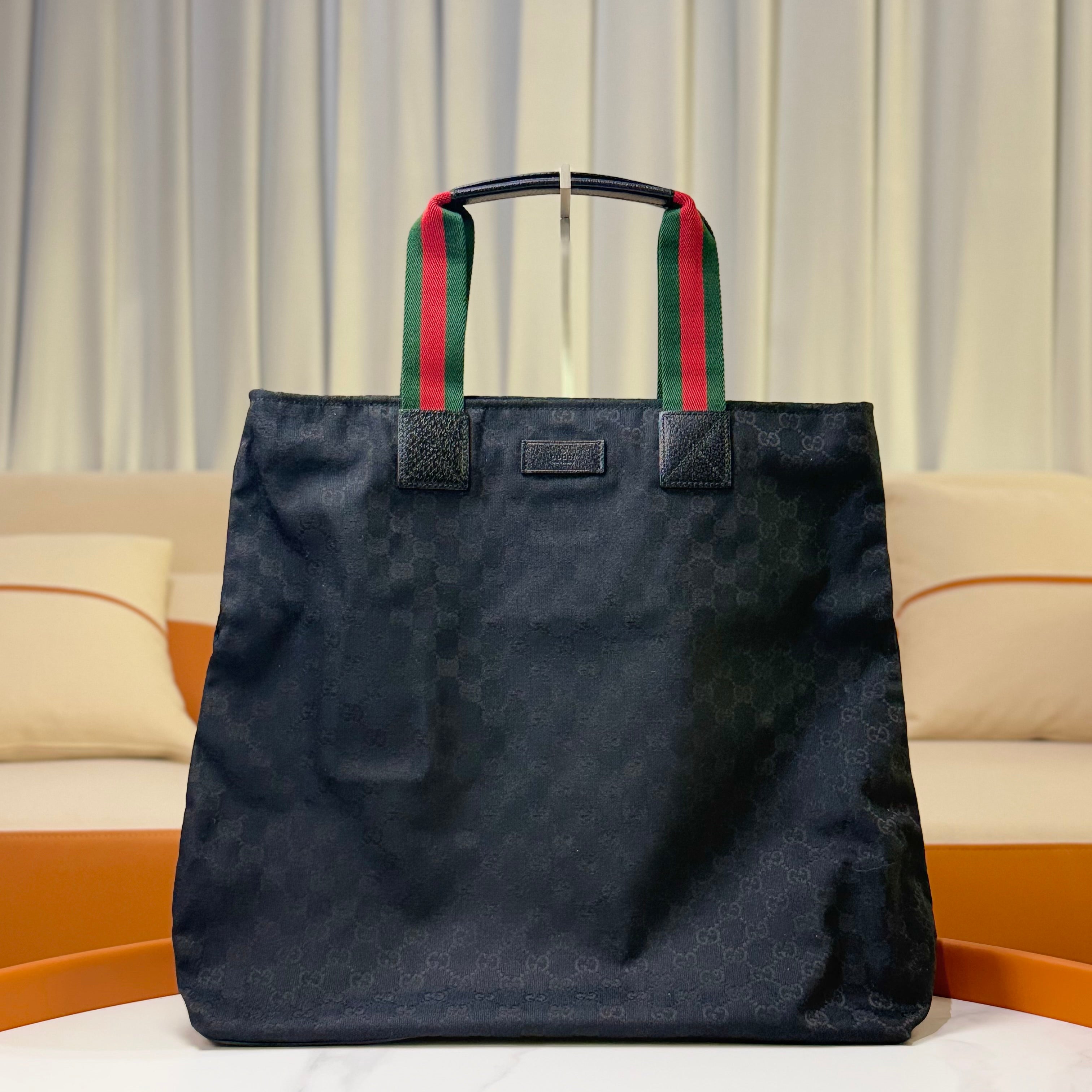 GUCCI VINTAGE MONOGRAM TOTE BAG