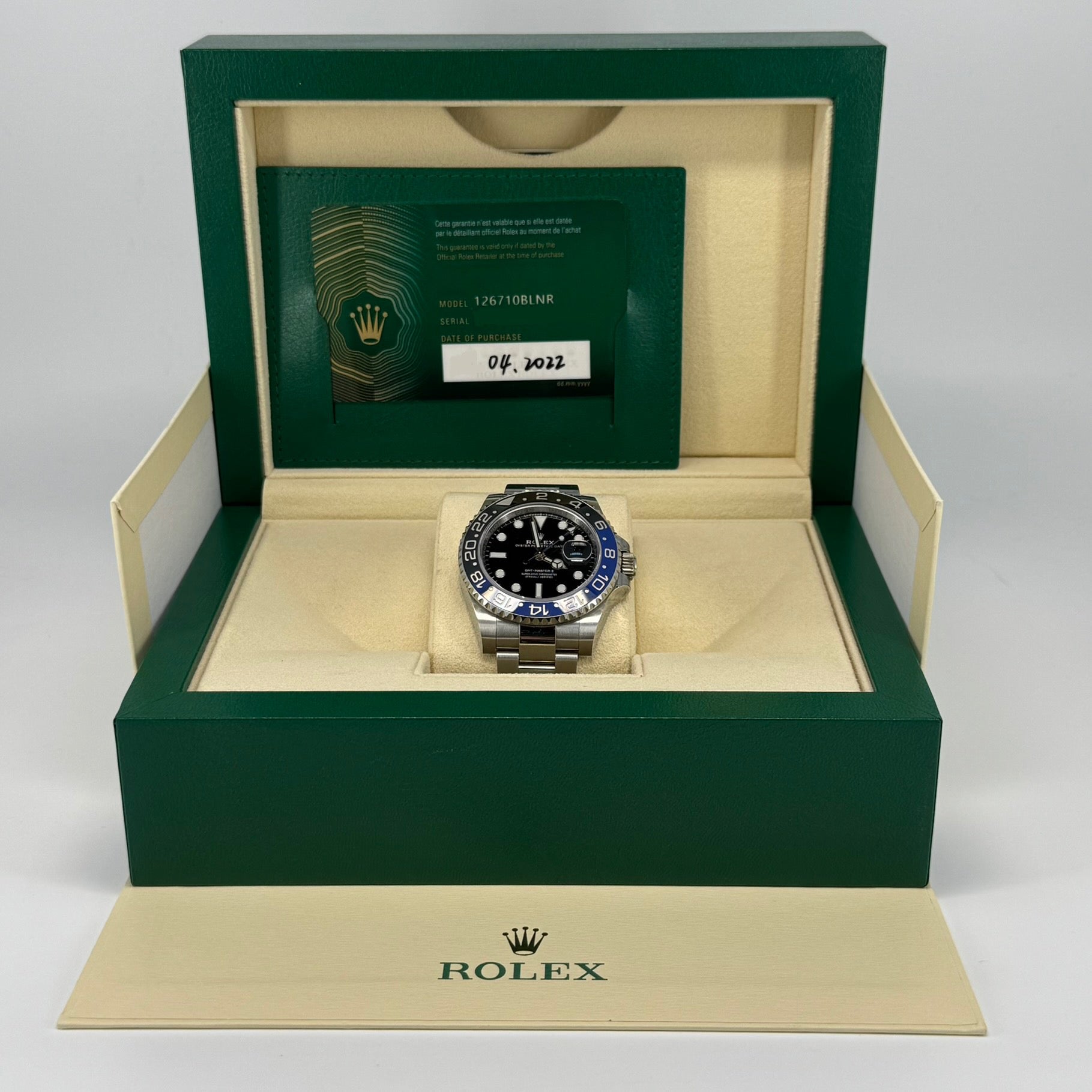 ROLEX GMT-MASTER II 126710BLNR (BATMAN)