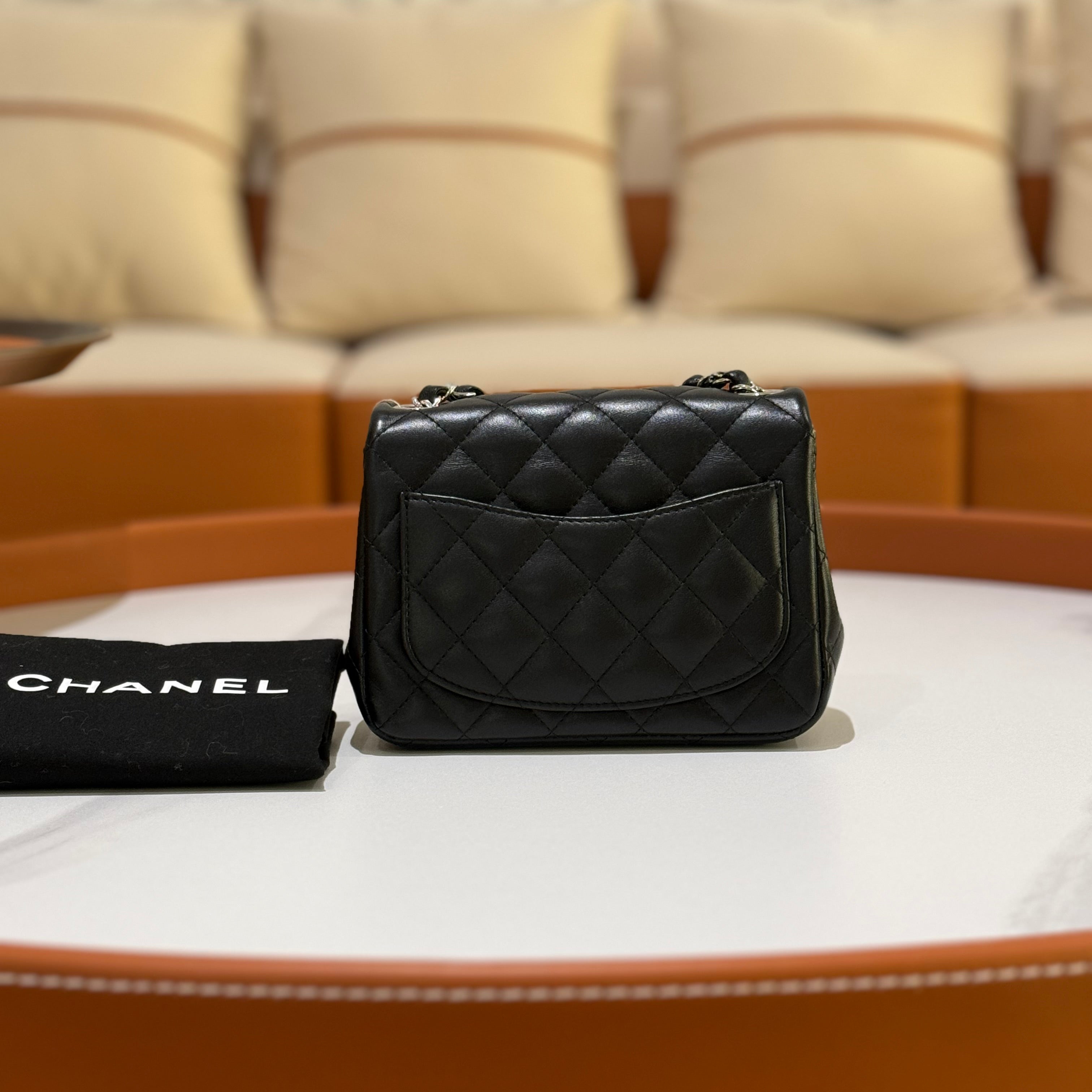 CHANEL MINI SQUARE FLAP BAG | COLLINS RAIN