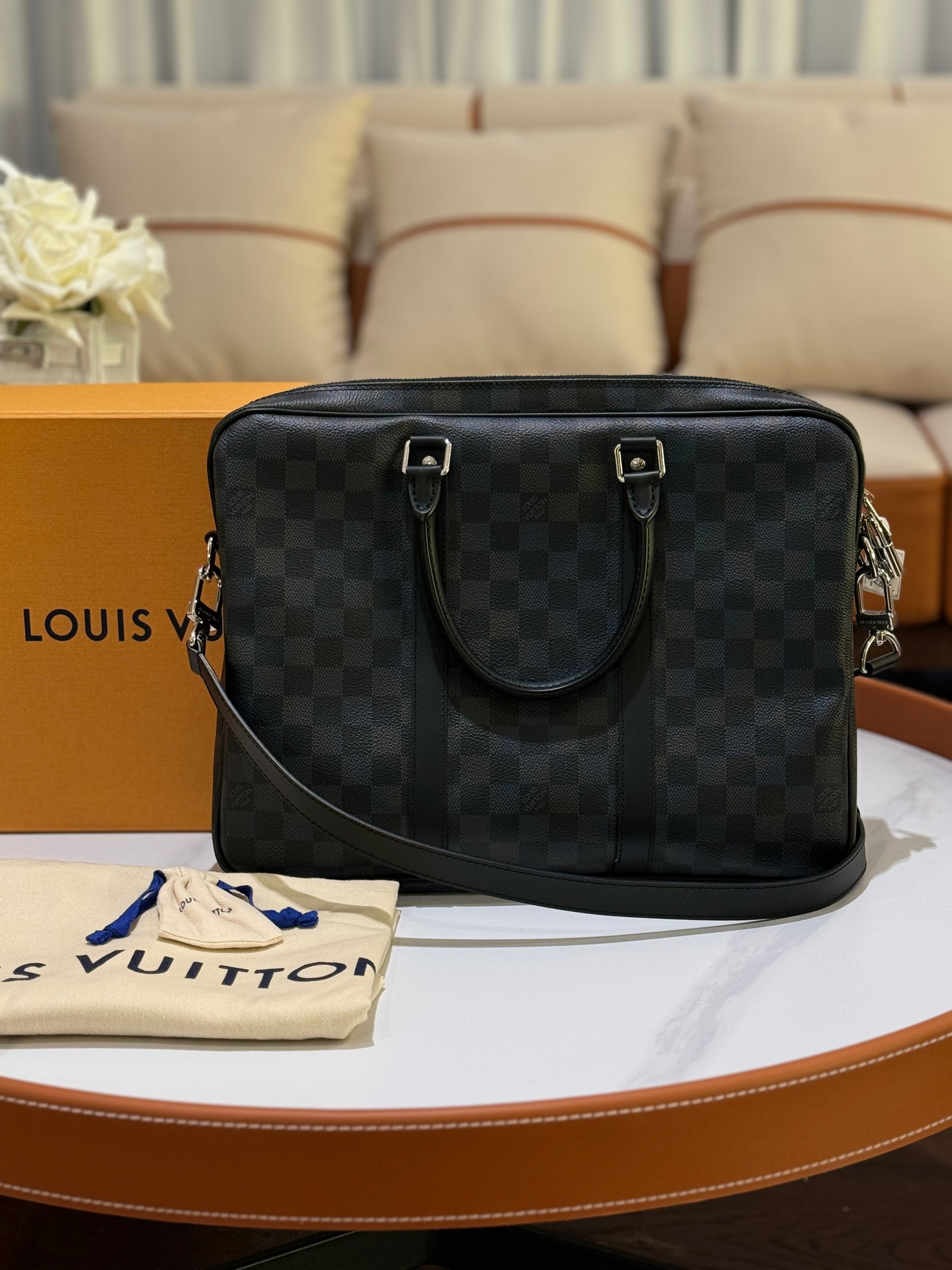 LOUIS VUITTON DAMIER GRAPHITE BRIEFCASE | COLLINS RAIN