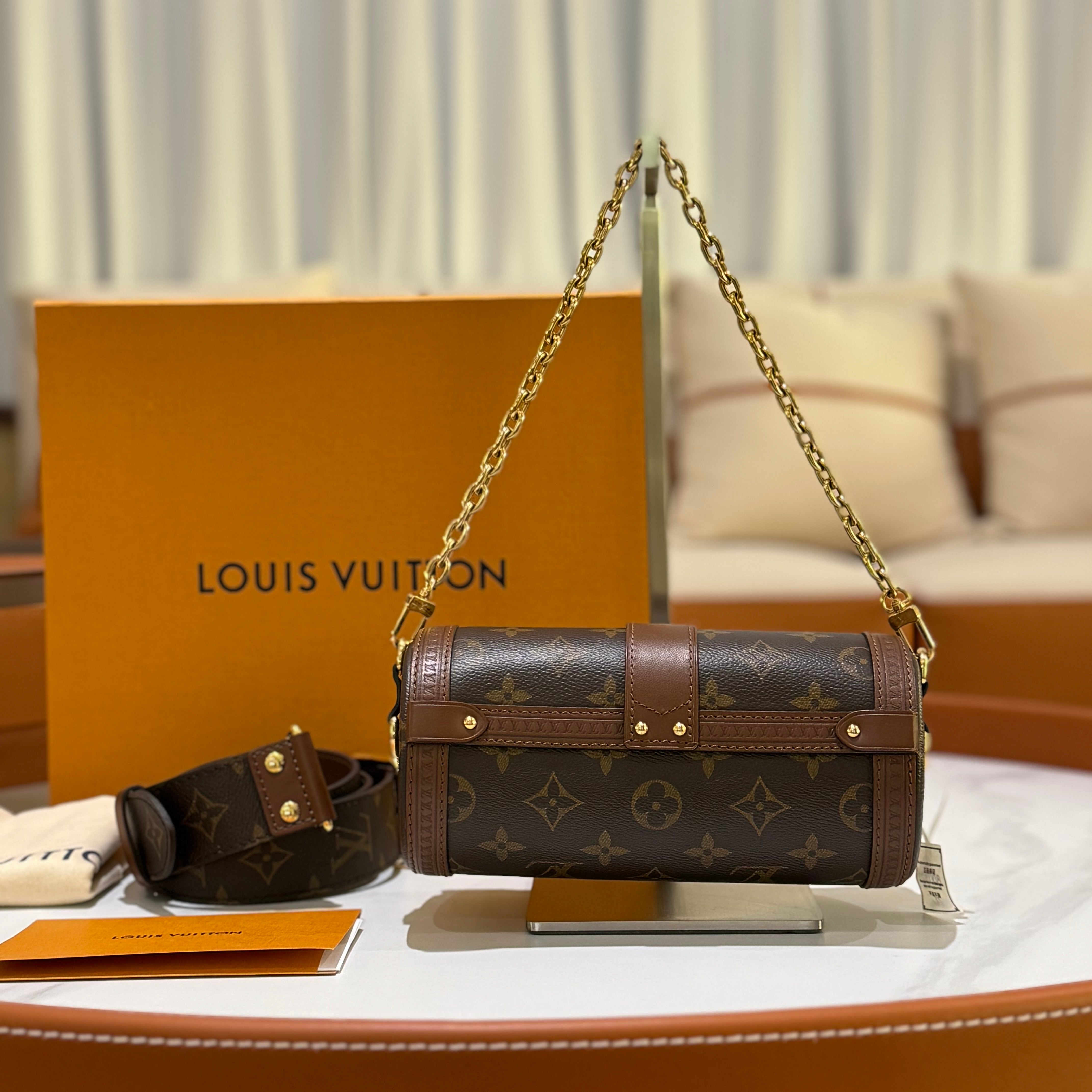 LV PAPILLON TRUNK | COLLINS RAIN