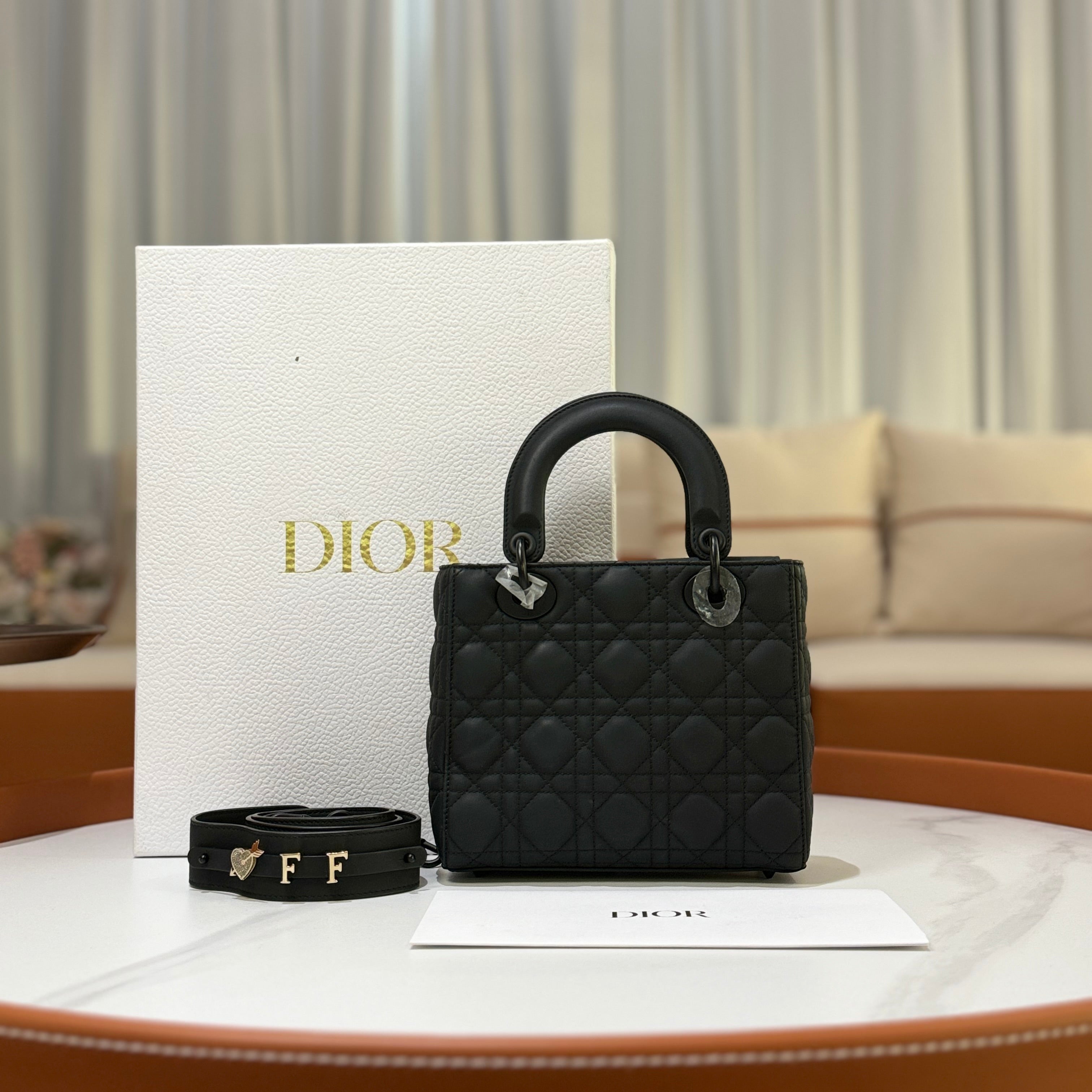 DIOR LADY SMALL SO BLACK