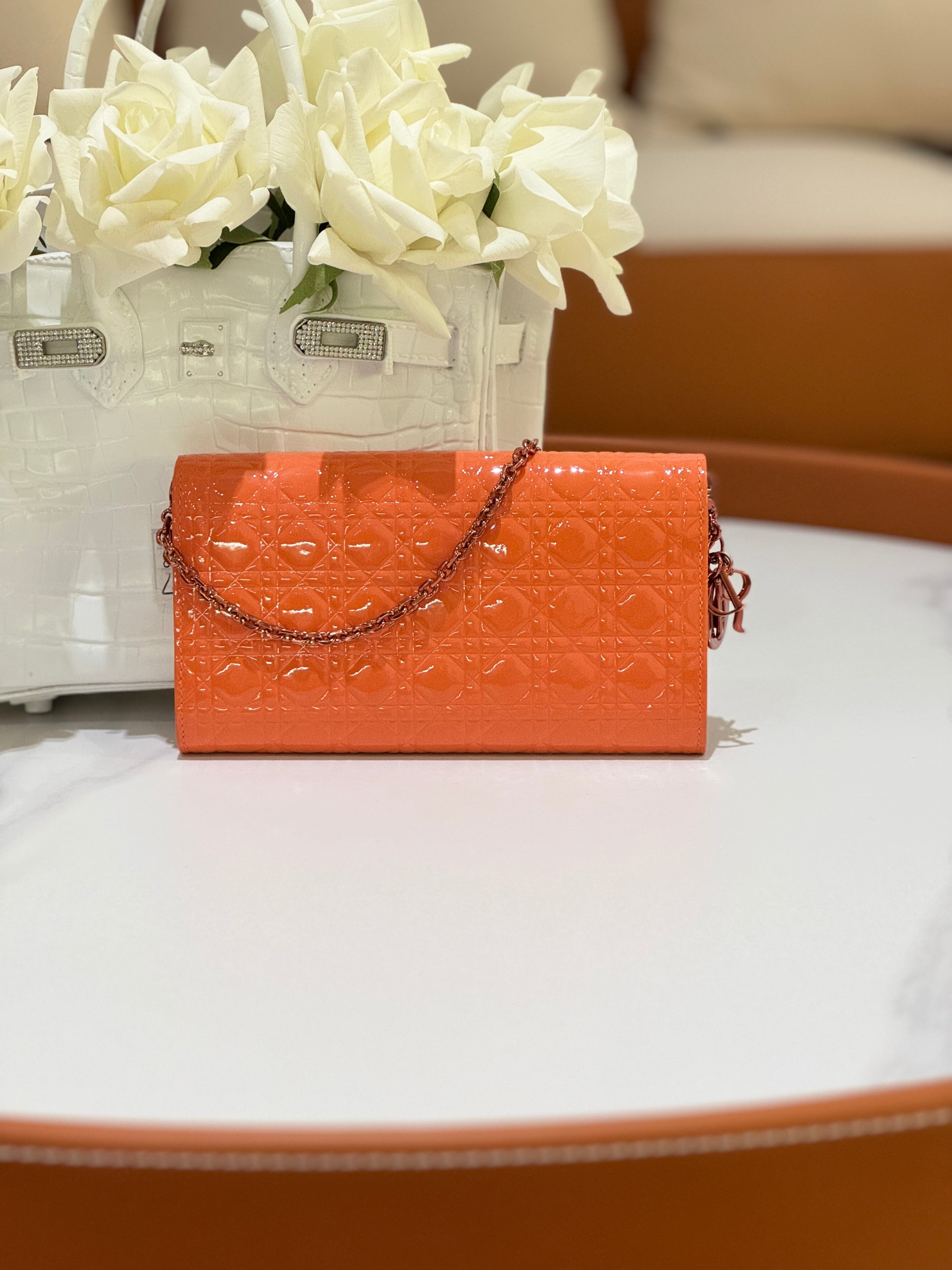 DIOR LADY DIOR LOTUS WALLET | COLLINS RAIN