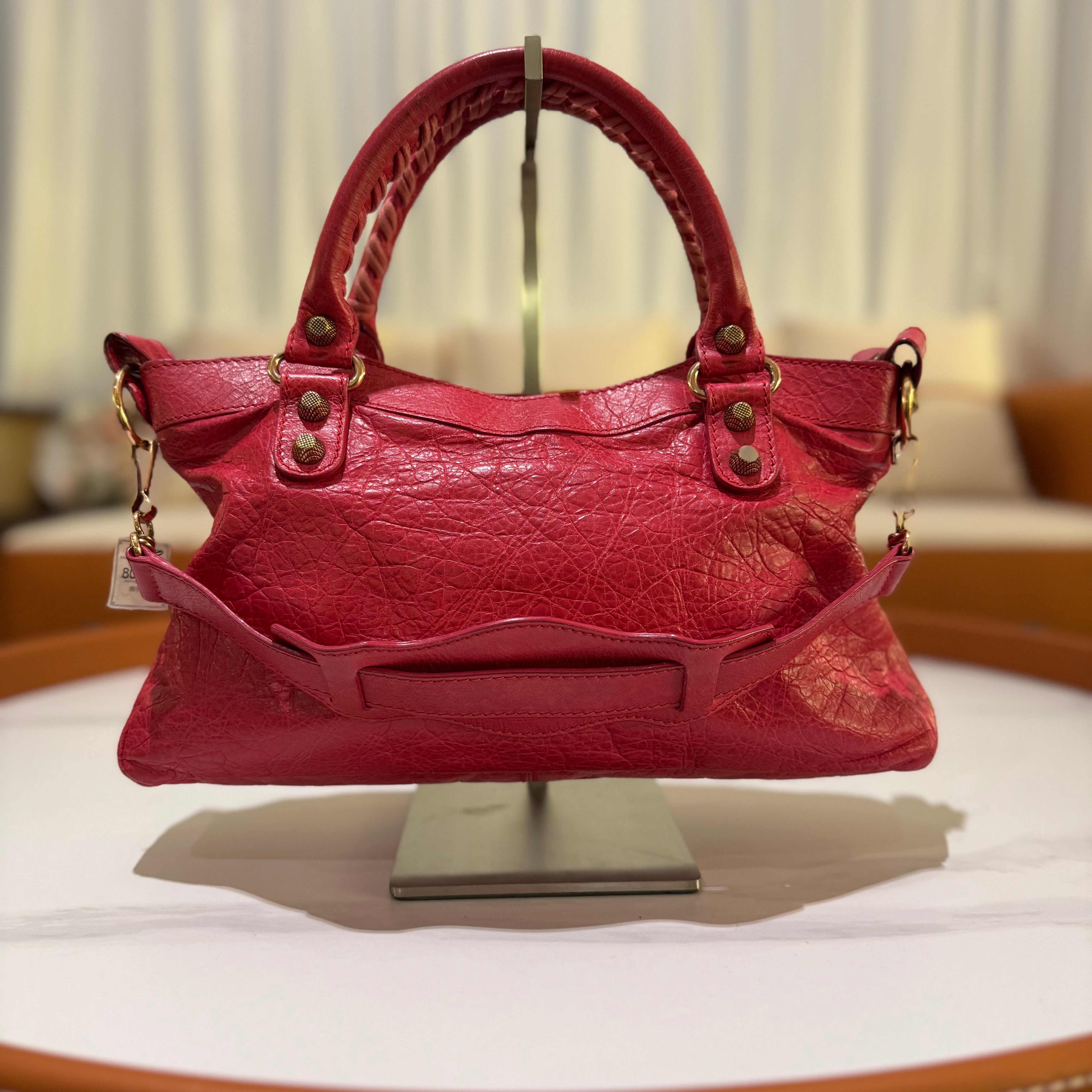 BALENCIAGA CITY BAG HOT PINK