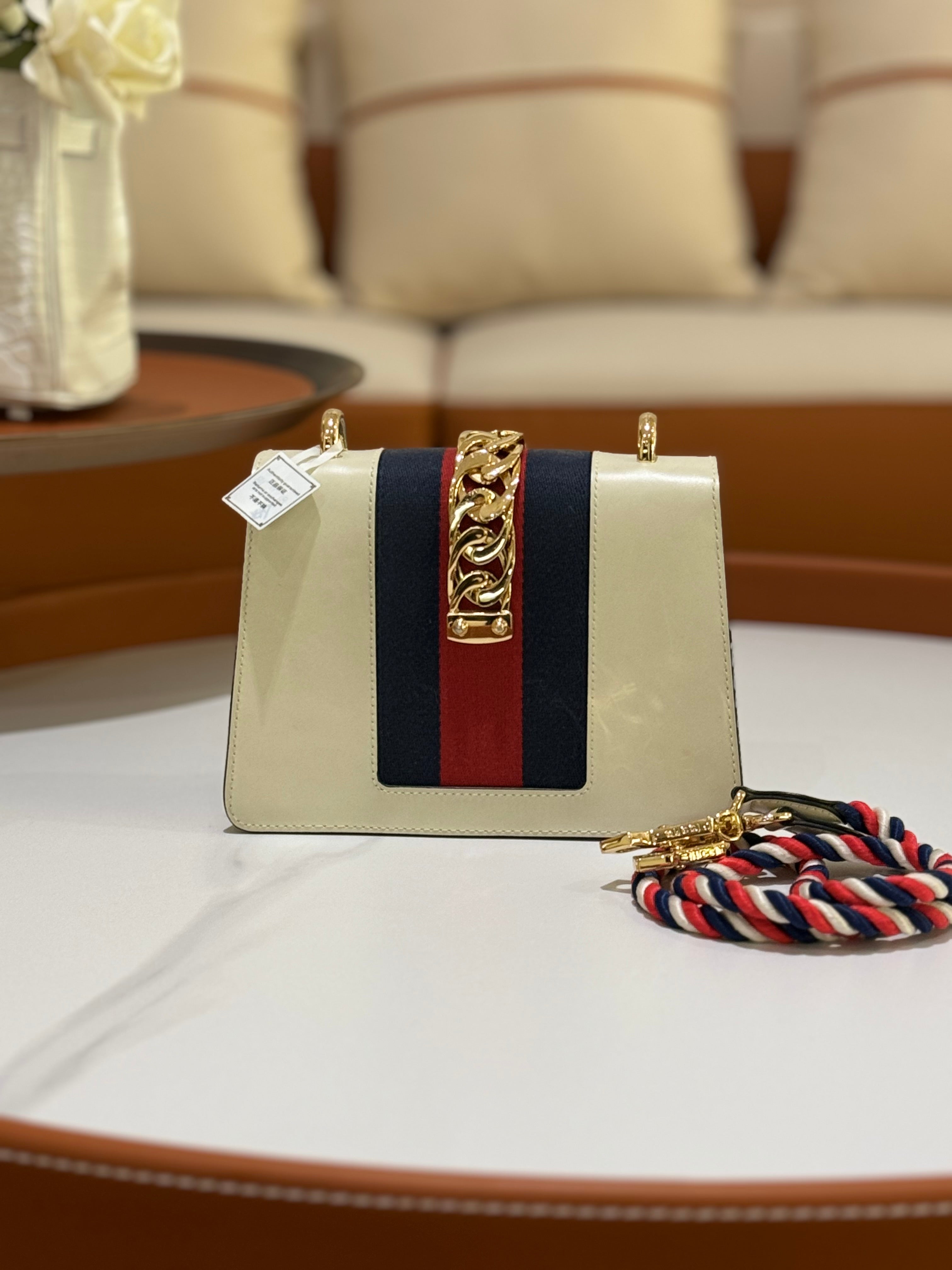 GUCCI SYLVIE LEATHER MINI BAG | COLLINS RAIN