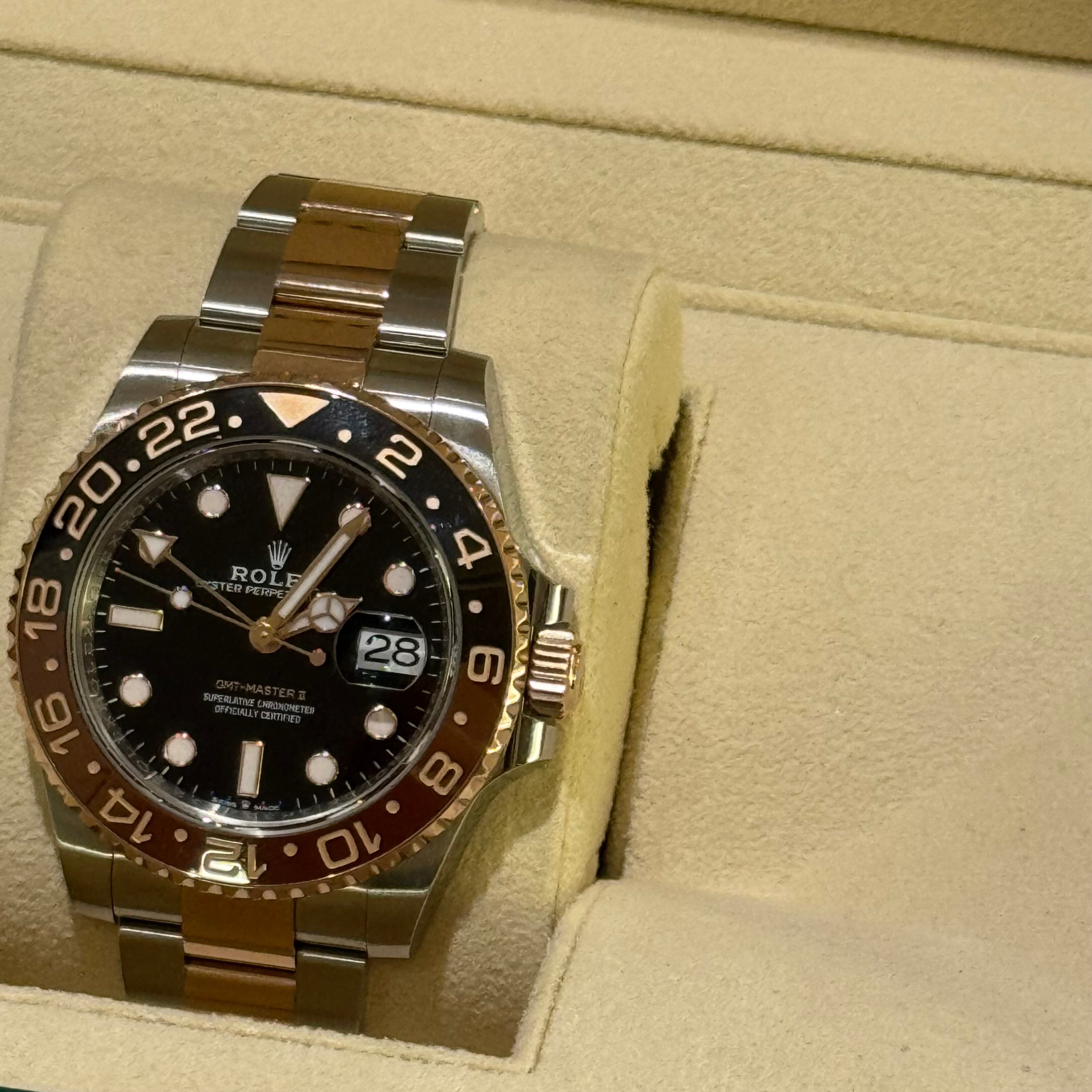 ROLEX GMT-MASTER II 126711CHNR "ROOT BEER"