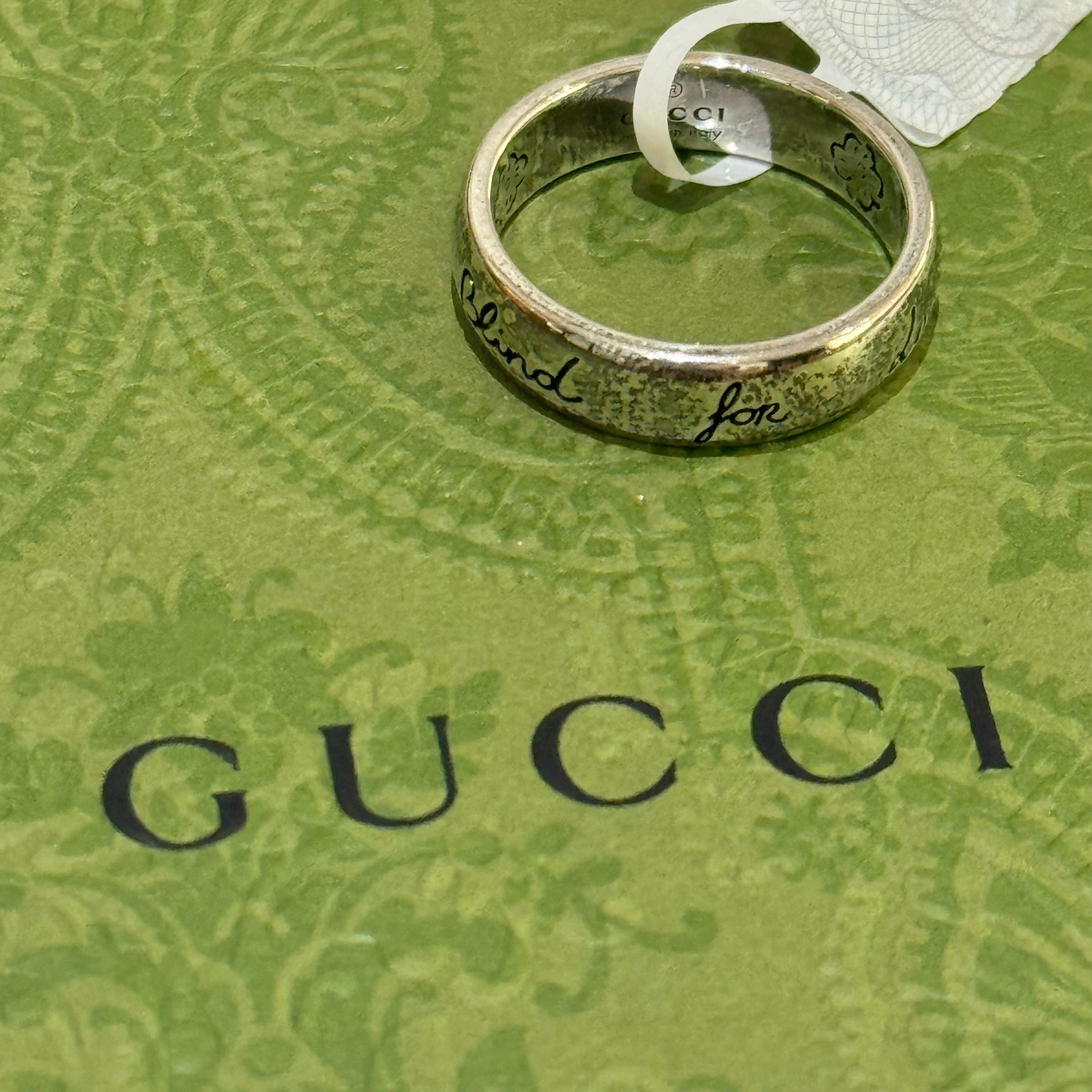 GUCCI BLIND FOR LOVE THIN RING | COLLINS RAIN