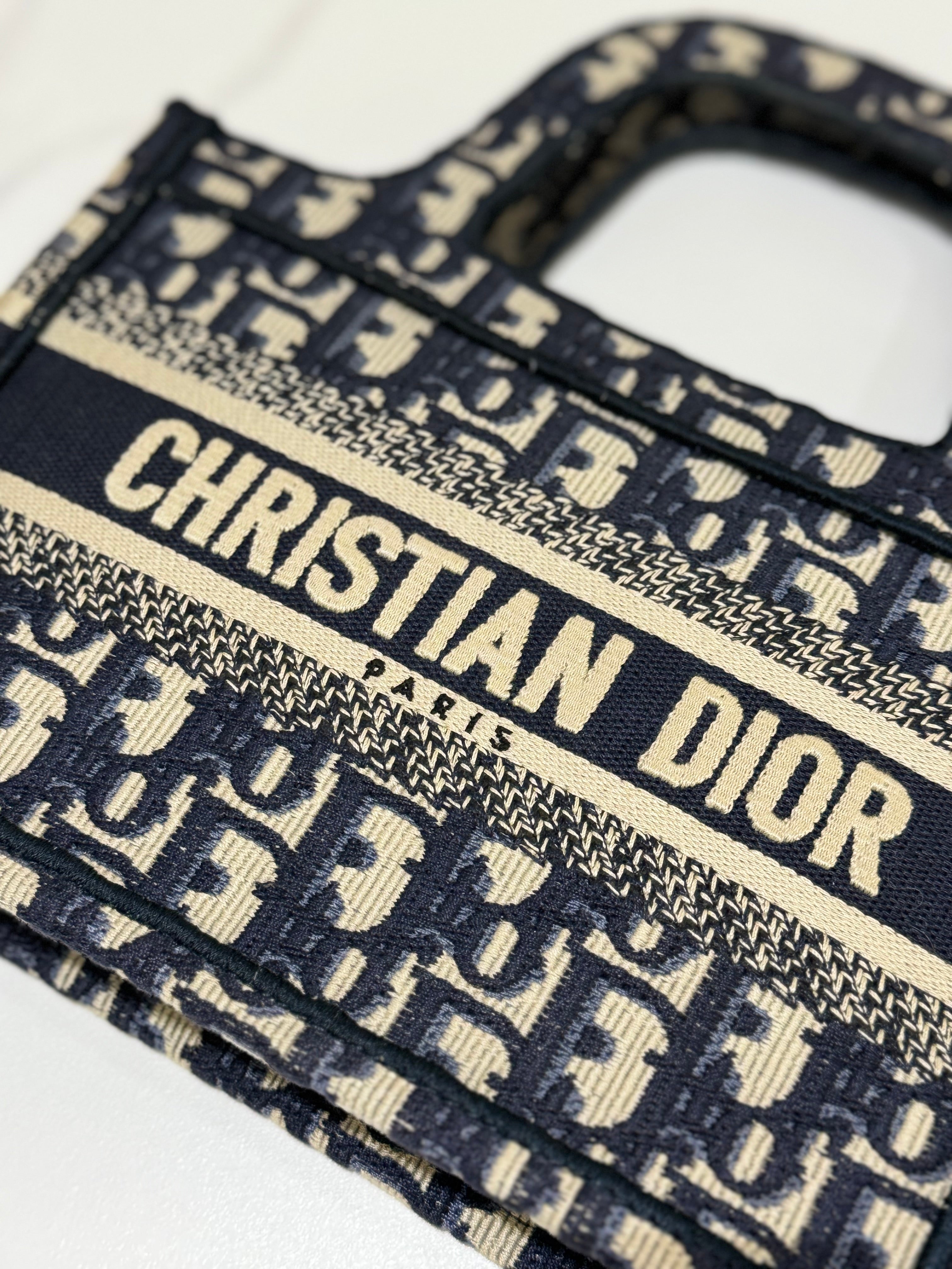 DIOR BOOK TOTE MINI SIZE | COLLINS RAIN