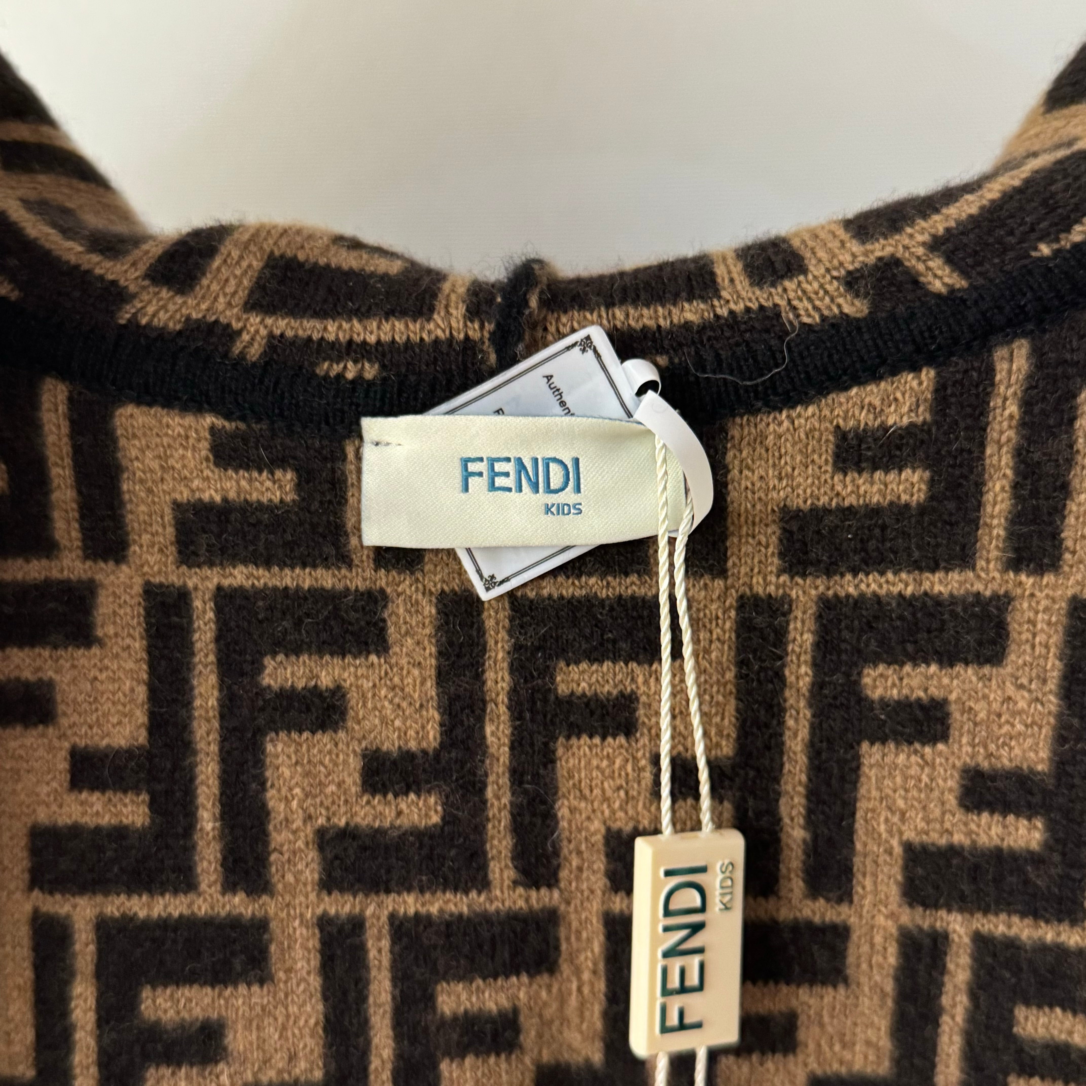 FENDI KIDS MONOGRAM CLOAK