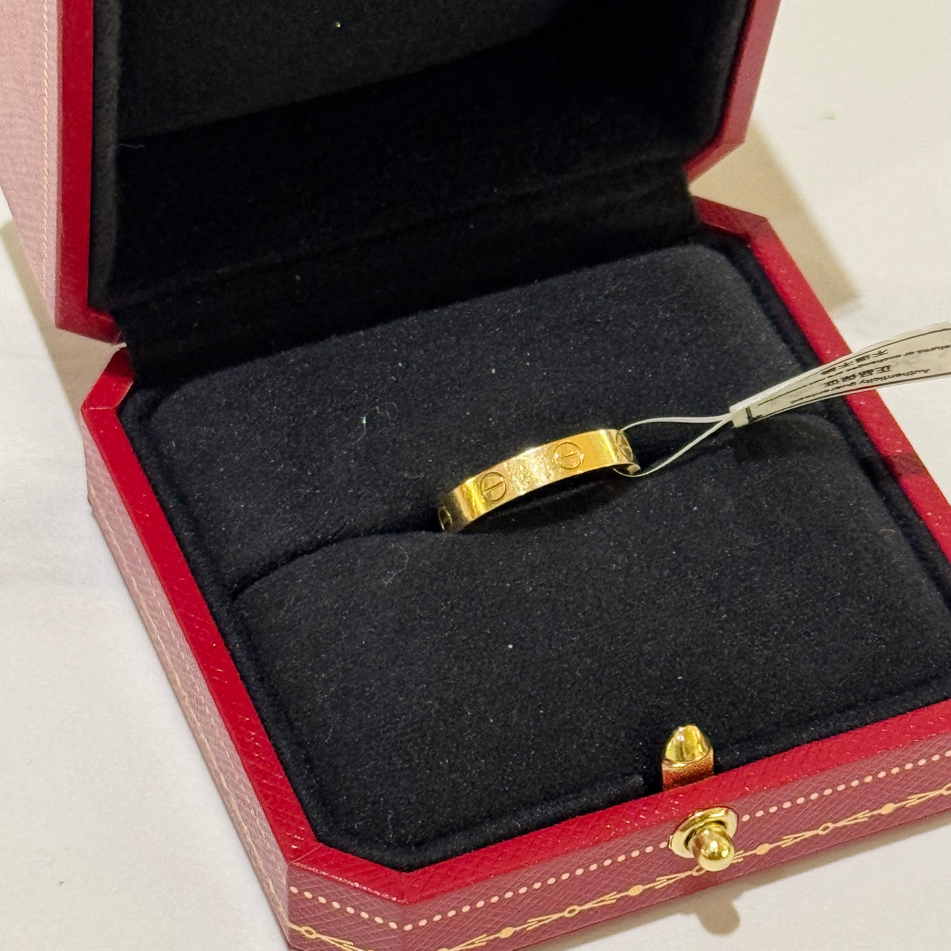 CARTIER LOVE RING NARROW 18K GOLD