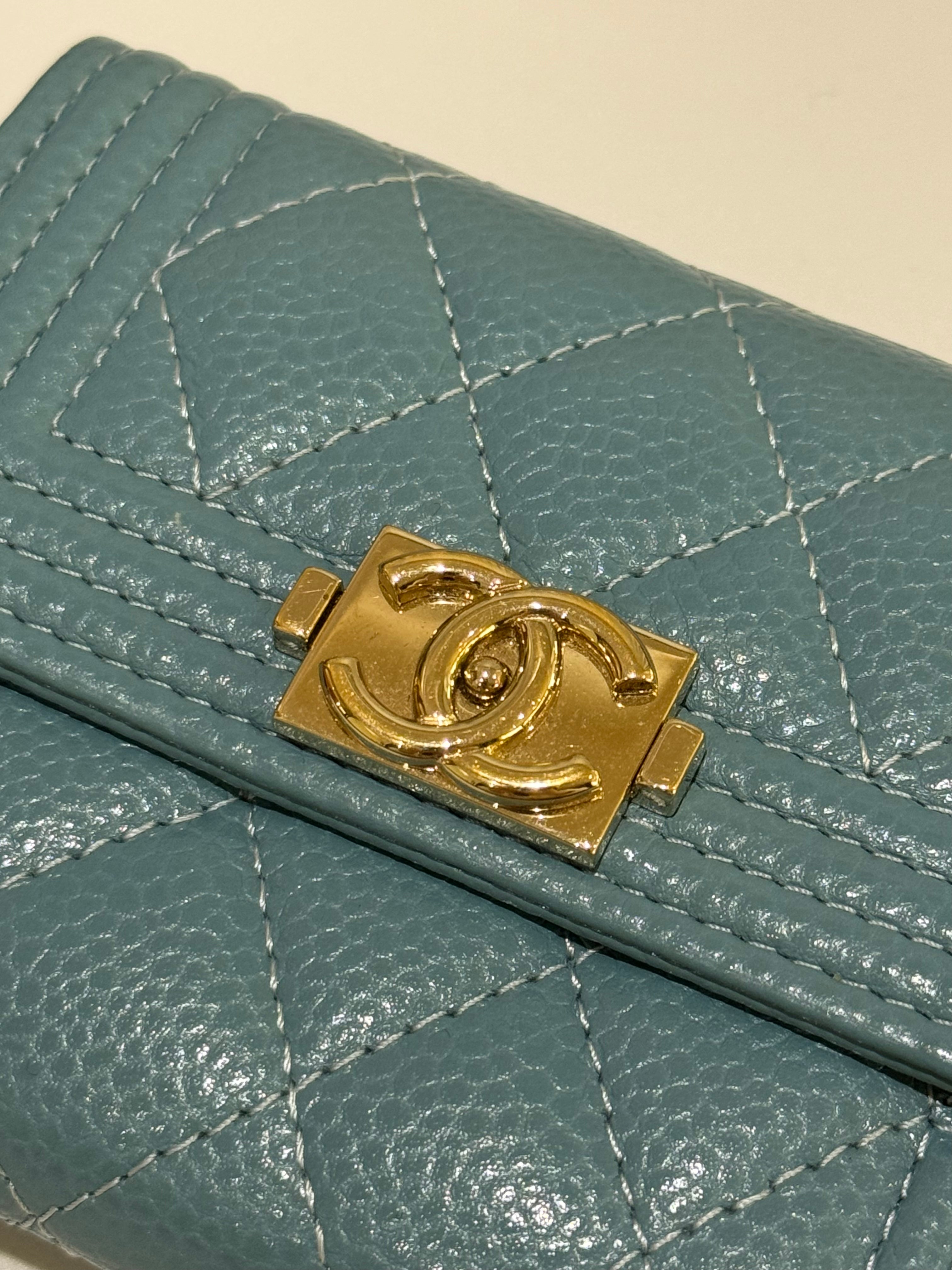 CHANEL BOY FLAP CARD HOLDER | COLLINS RAIN