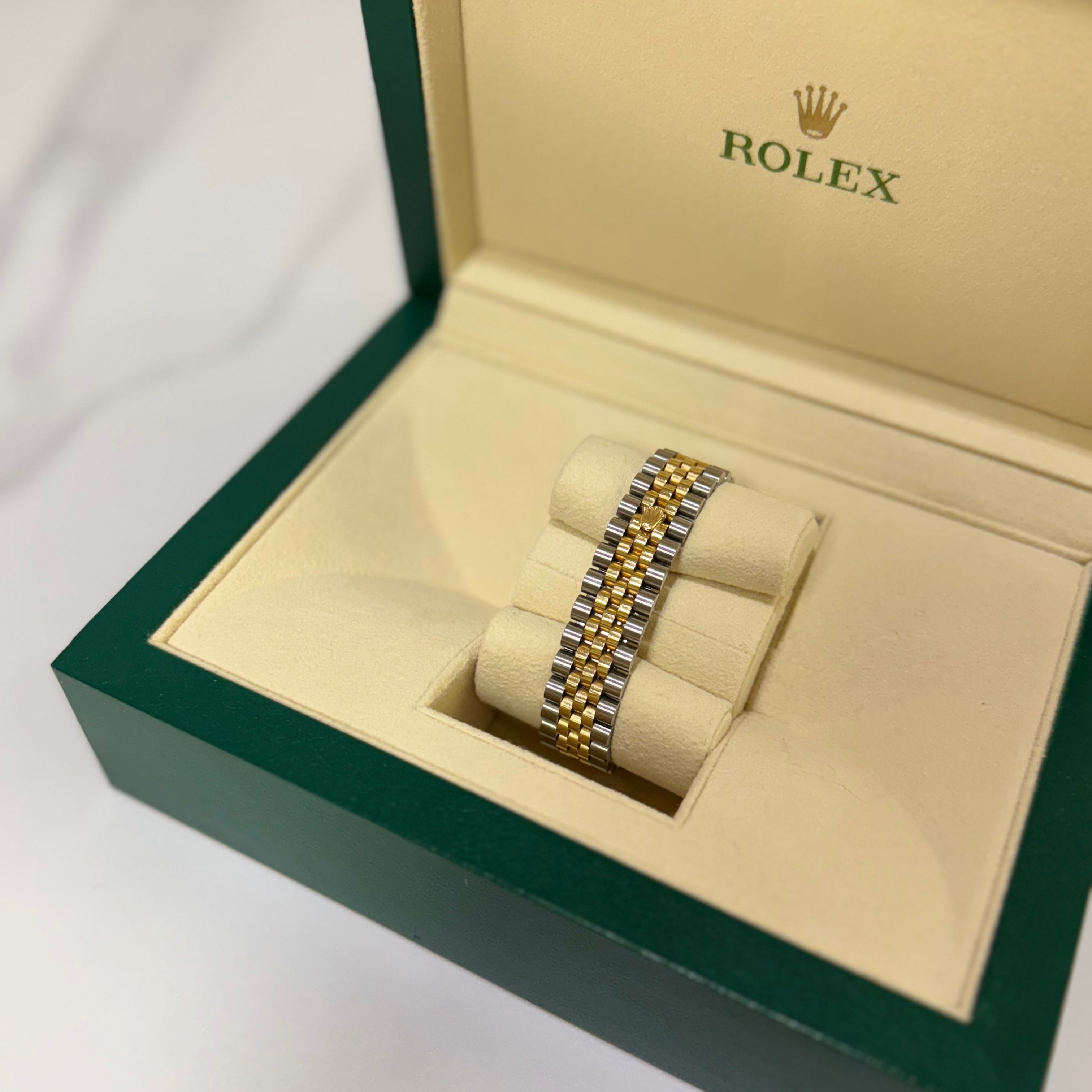 ROLEX DATEJUST 31MM OYSTERSTEEL, YELLOW GOLD REF 278273 COFFEE DIALED