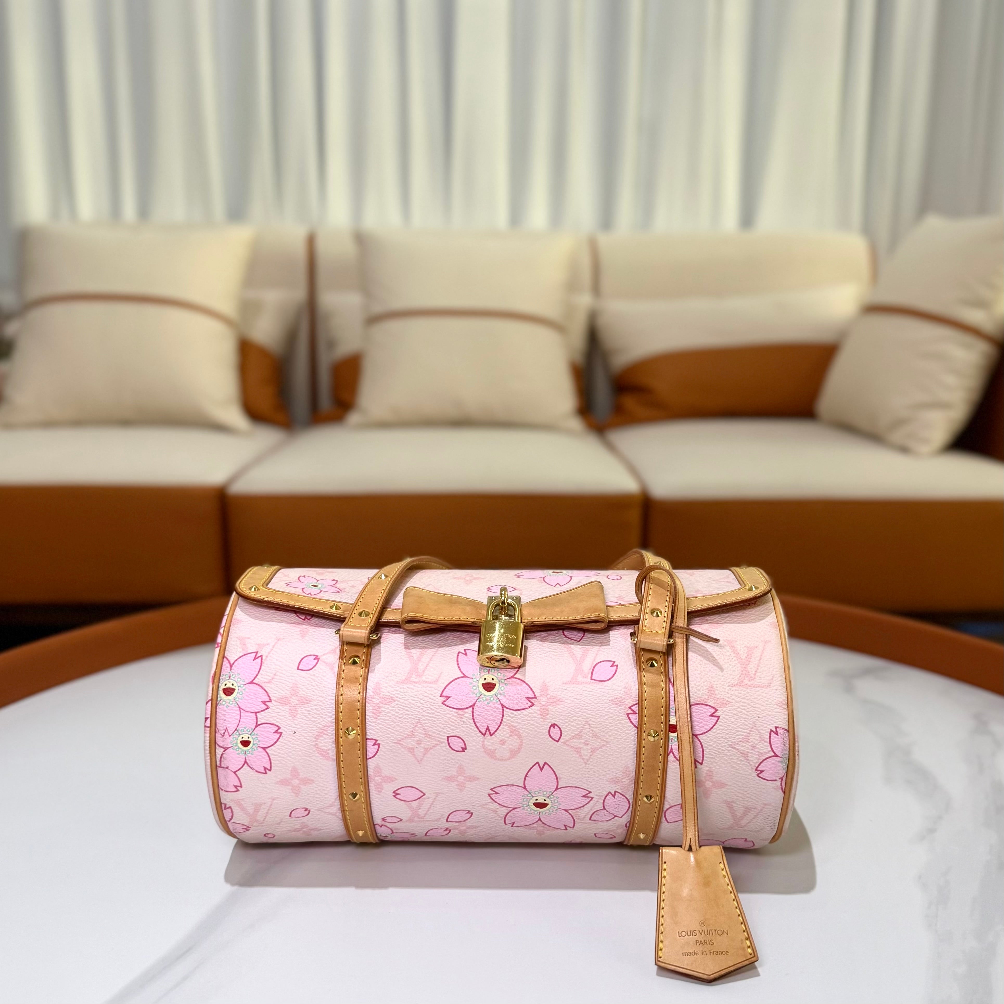 LOUIS VUITTON CHERRY BLOSSOM BAG BY TAKASHI MURAKAMI