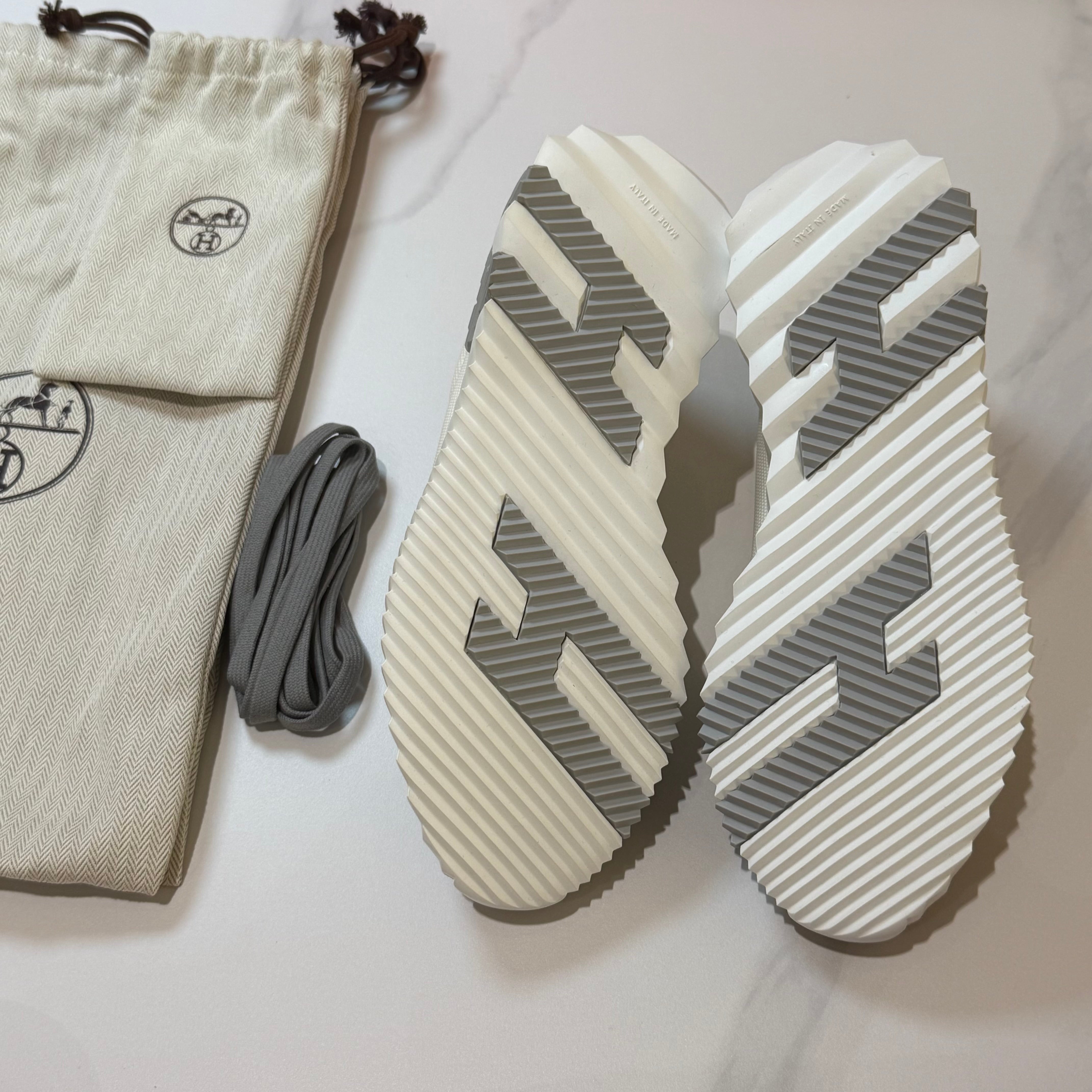 HERMES H LOGO CASUAL SHOES