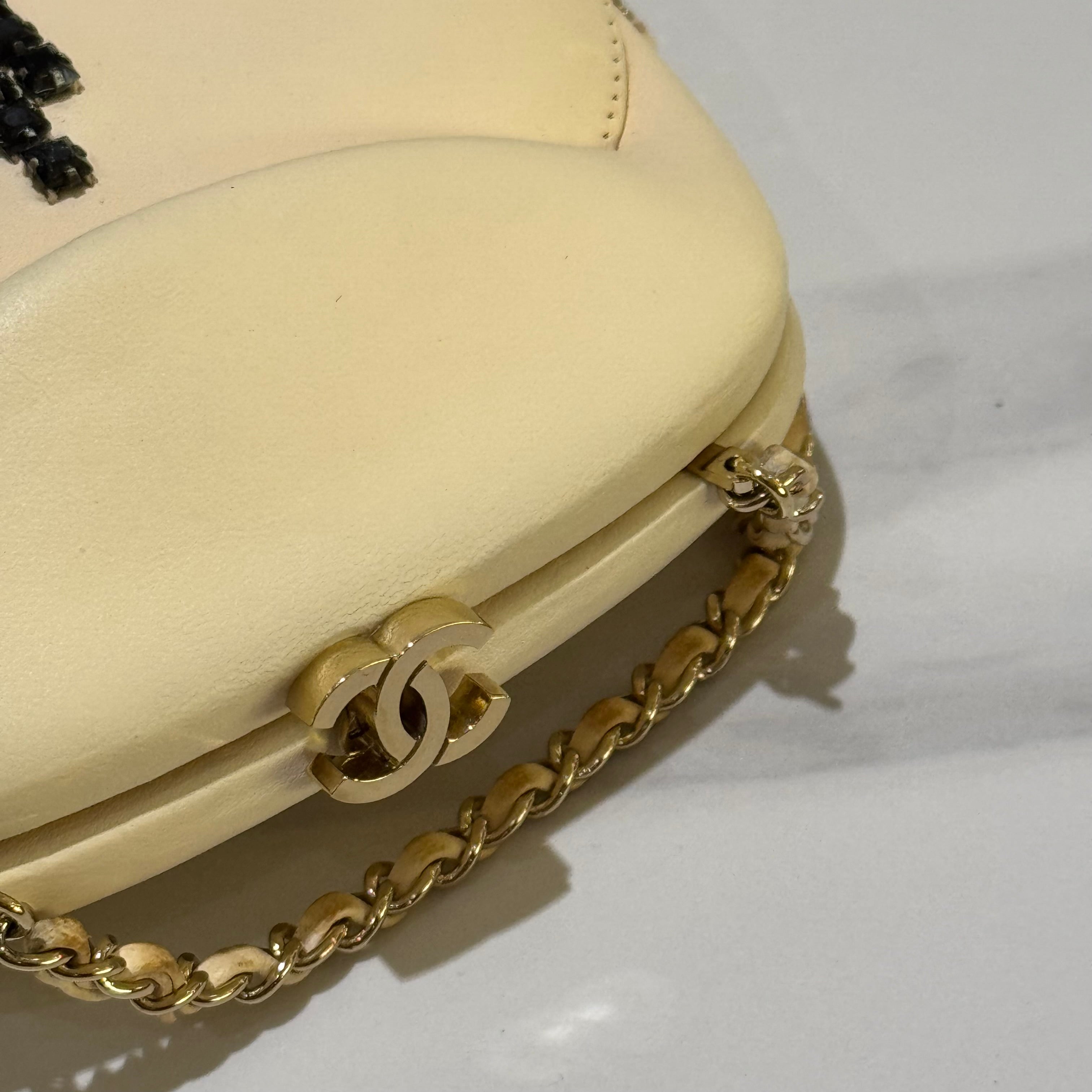 CHANEL LIMITED EDITION SHELL BAG CRYSTAL CROSSBODY