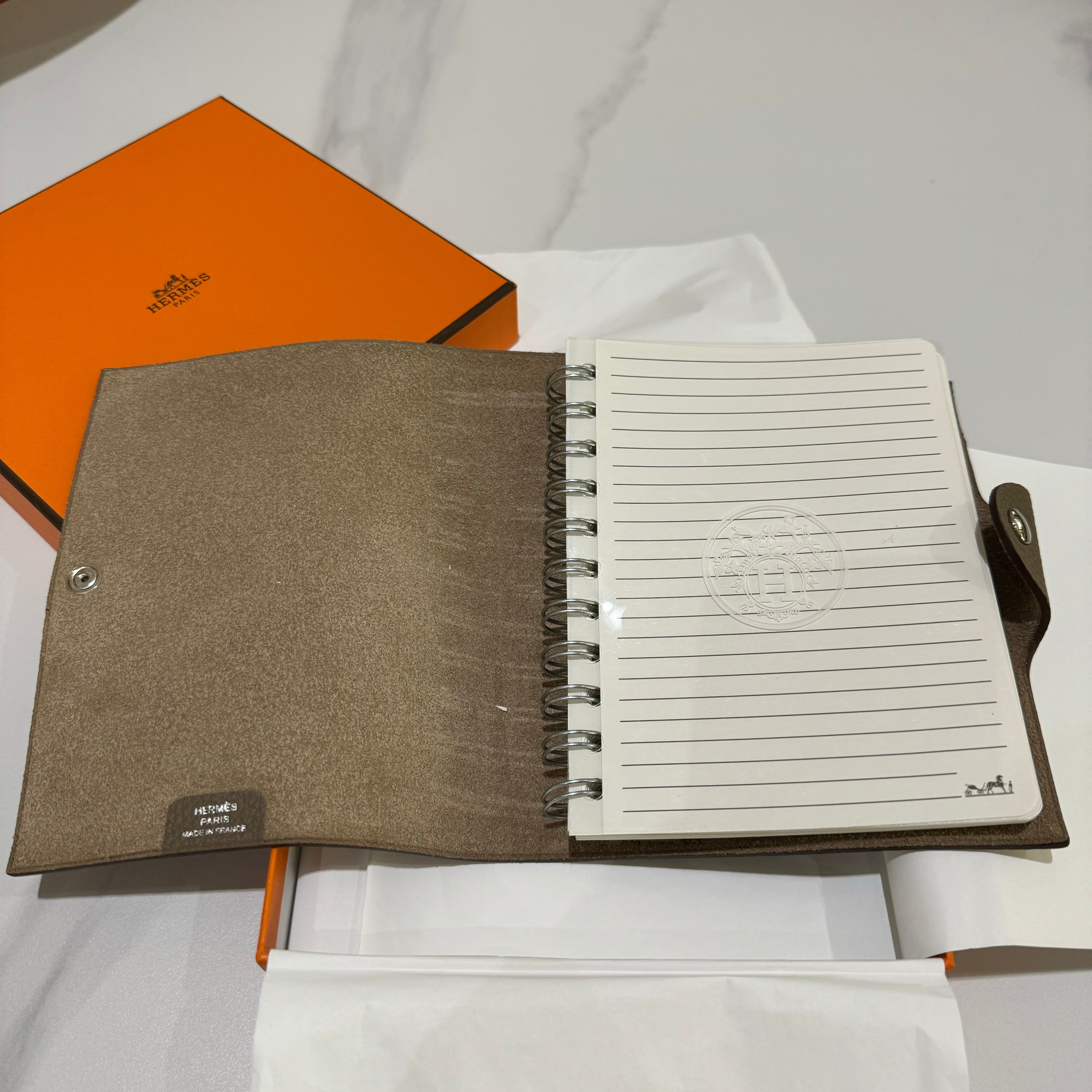 HERMES NOTEBOOK COVER PLUS REFILL PM | COLLINS RAIN