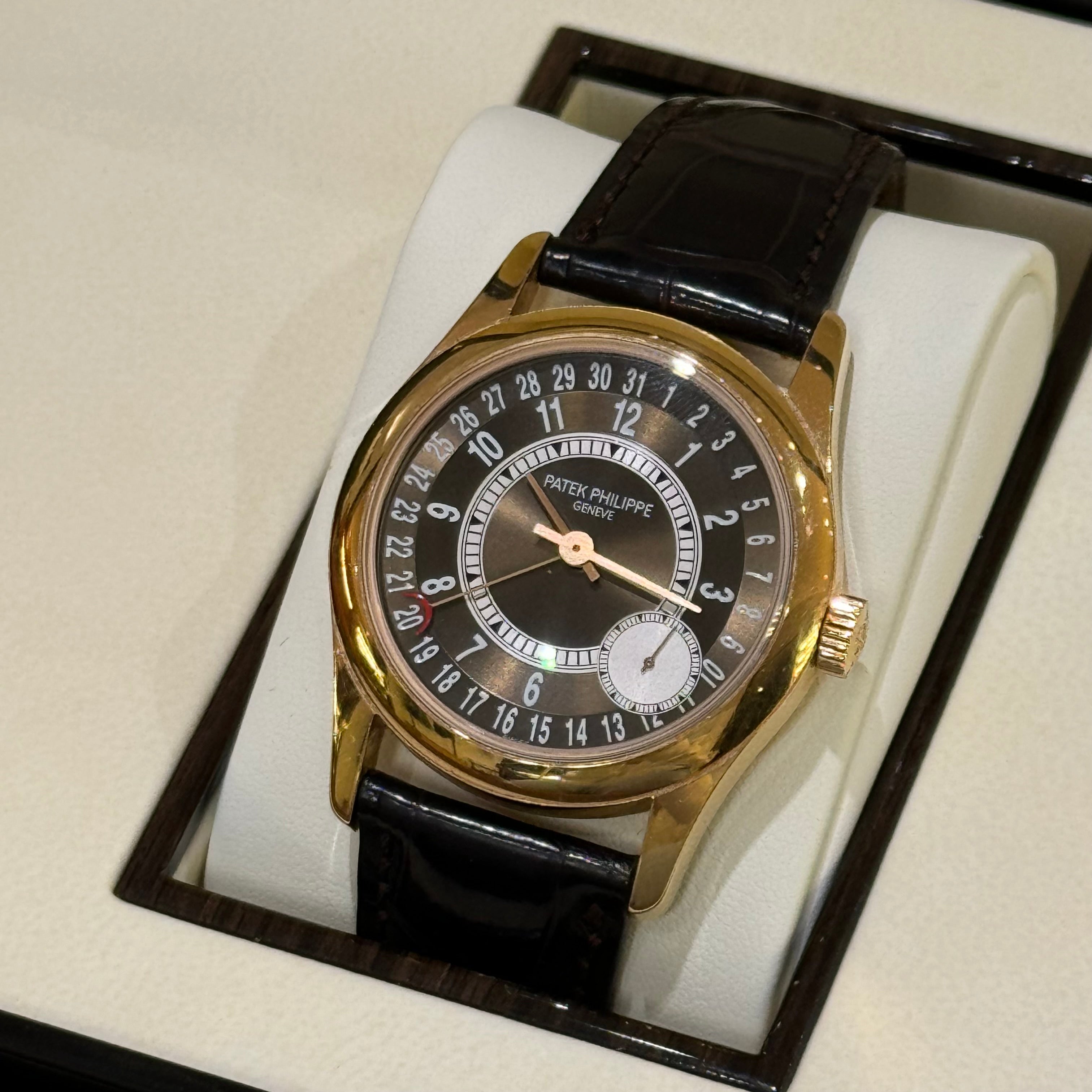 PATEK PHILIPPE CALATRAVA SERIES 6000R ROSE GOLD DIAL