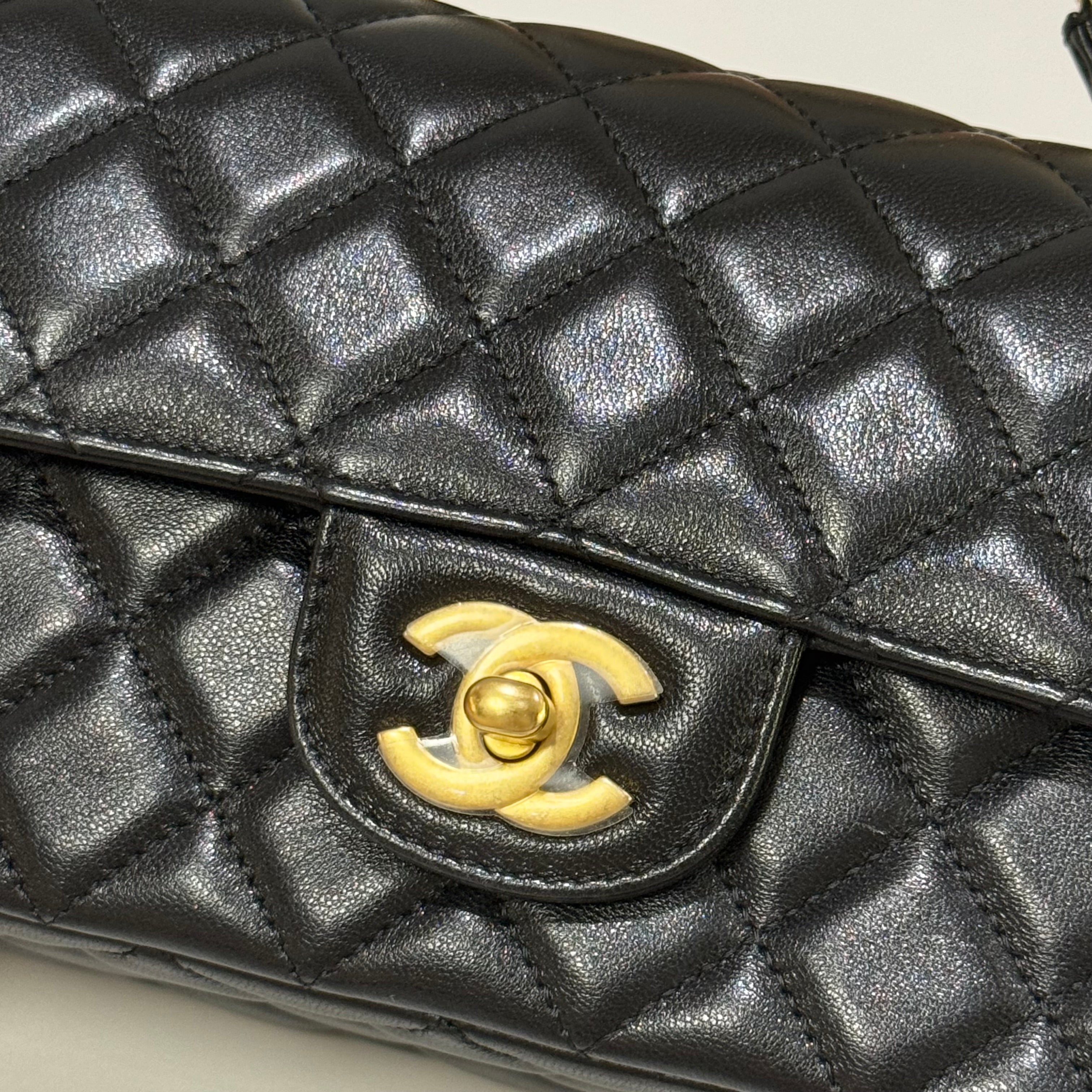 CHANEL MINI CLASSIC FLAP BAG (MICROCHIP)