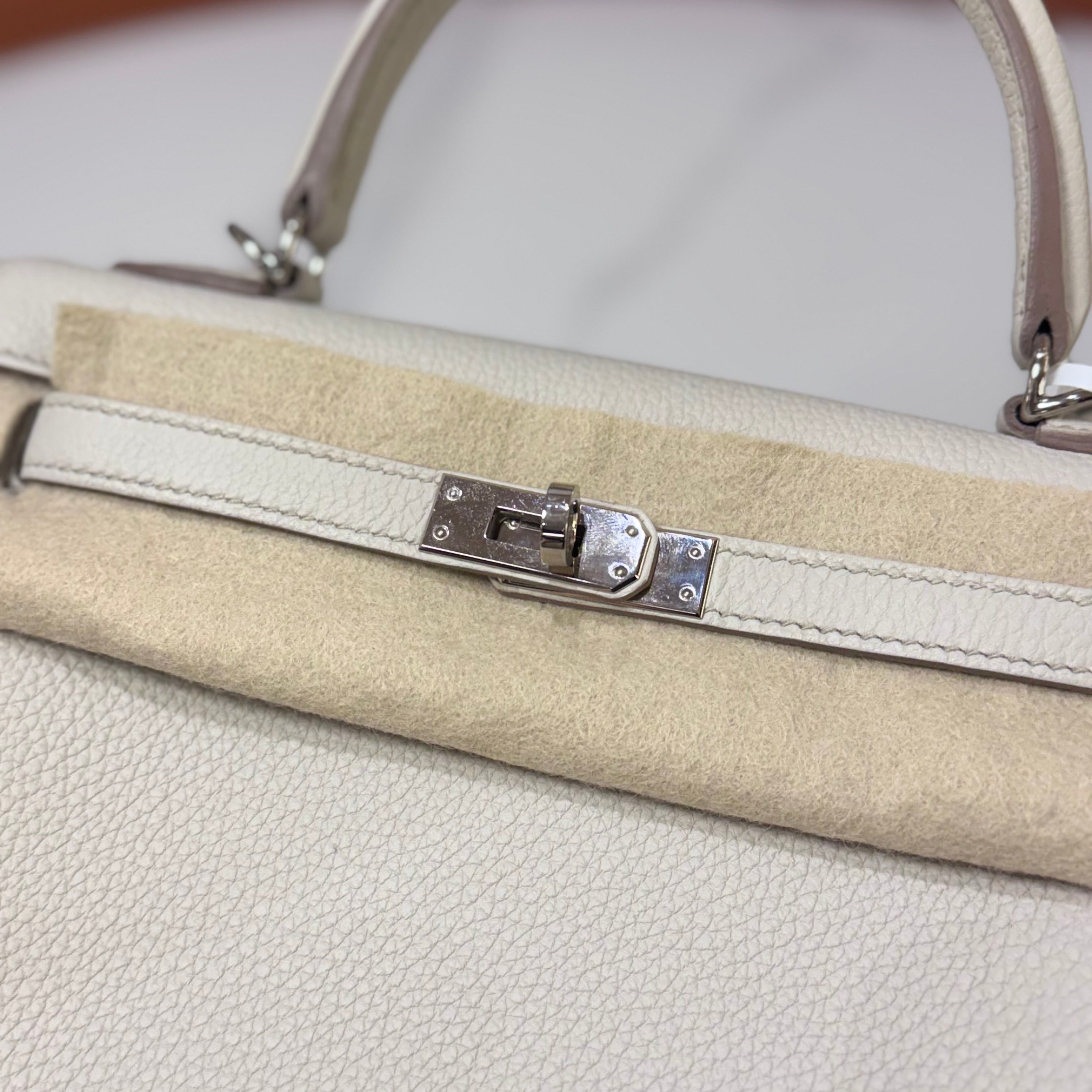 HERMES KELLY II 25 TOGO BETON STAMP U