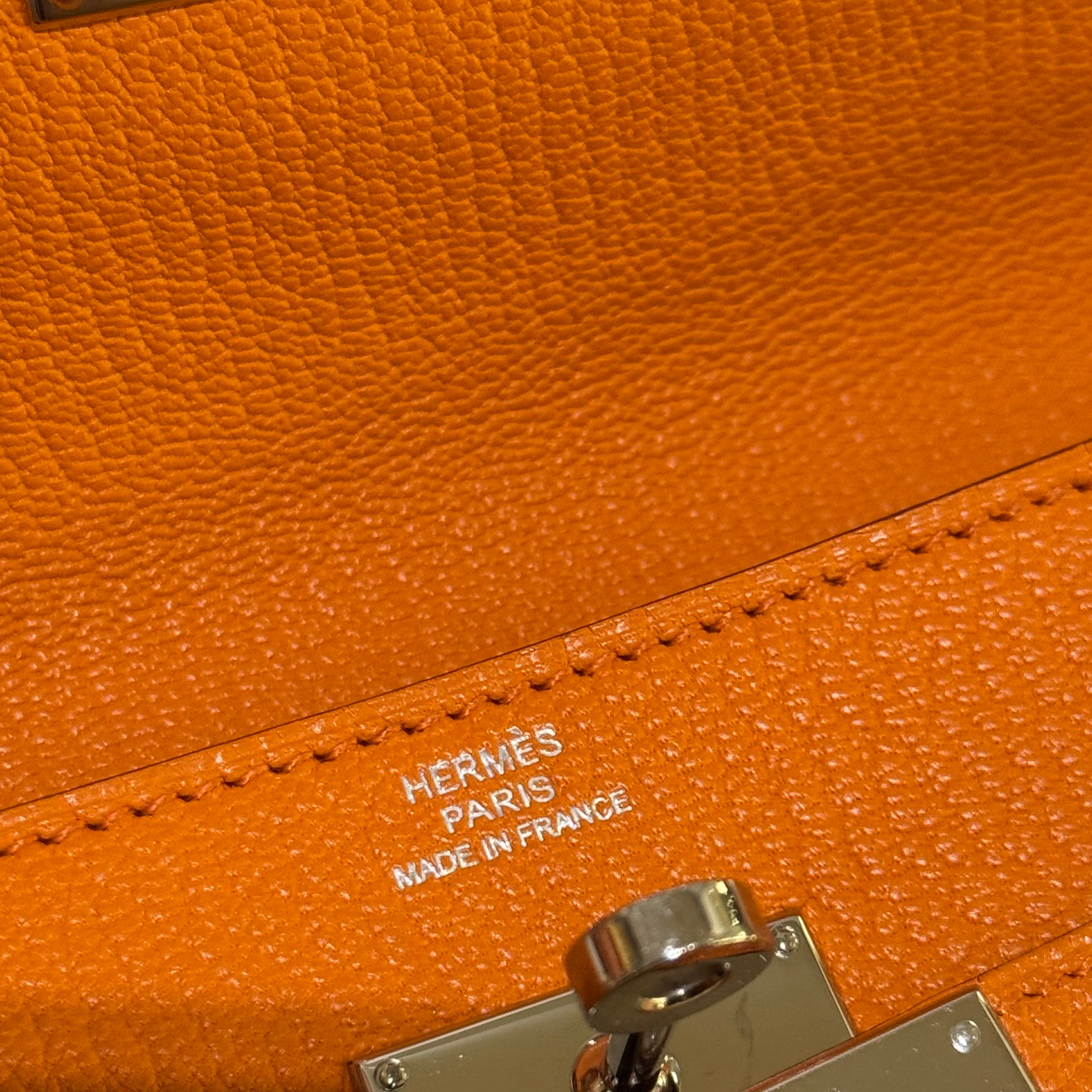 HERMES KELLY LONG WALLET ORANGE