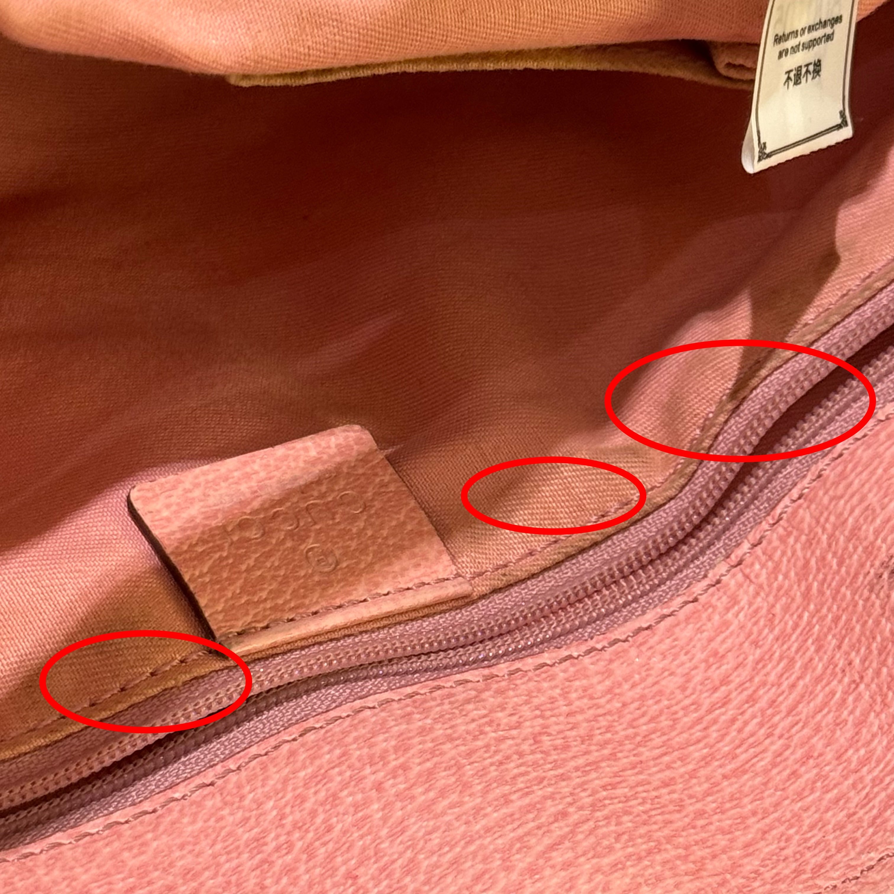 GUCCI VINTAGE TOTE PINK