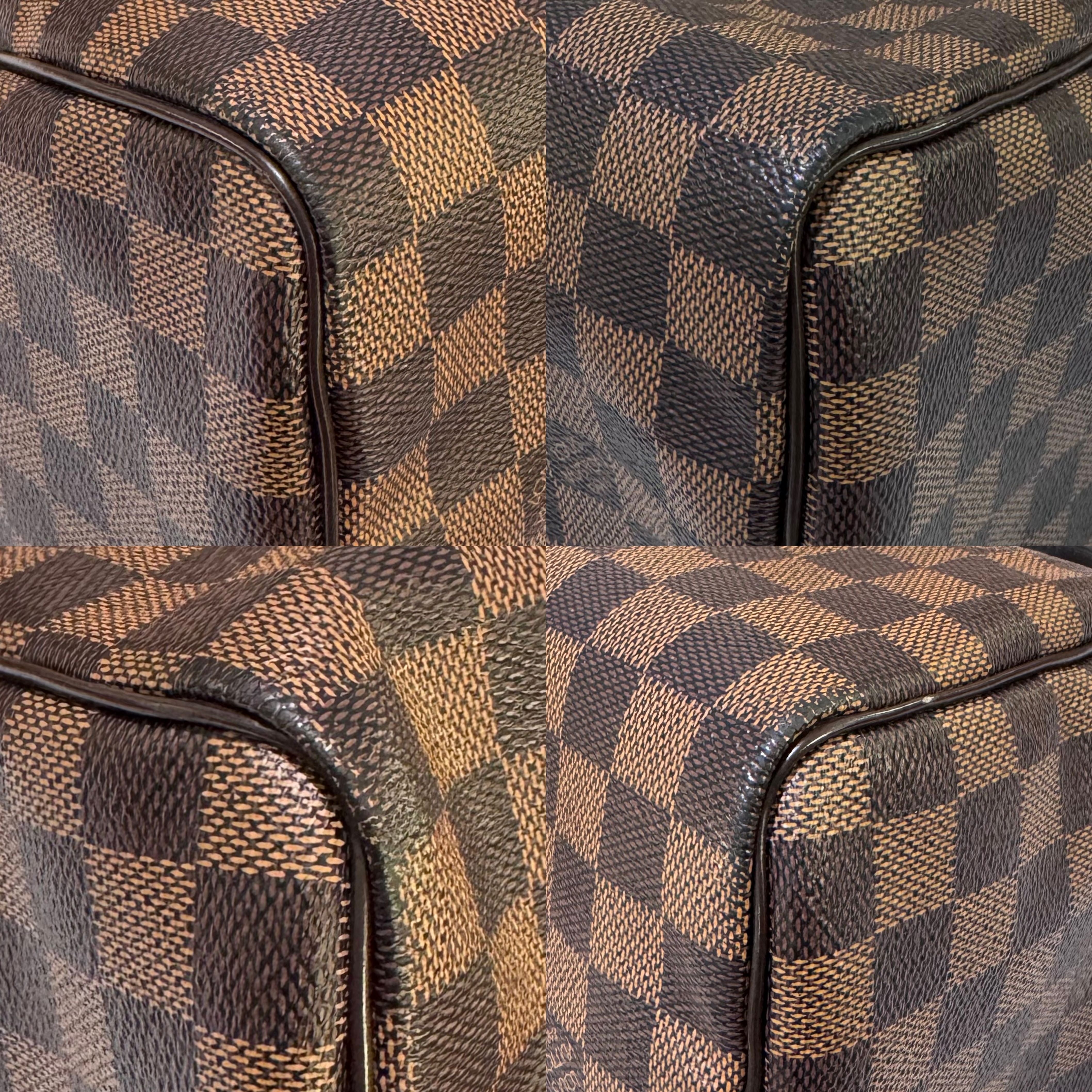 LOUIS VUITTON SPEEDY BANDOULIÈRE 25 DAMIER EBENE CANVAS