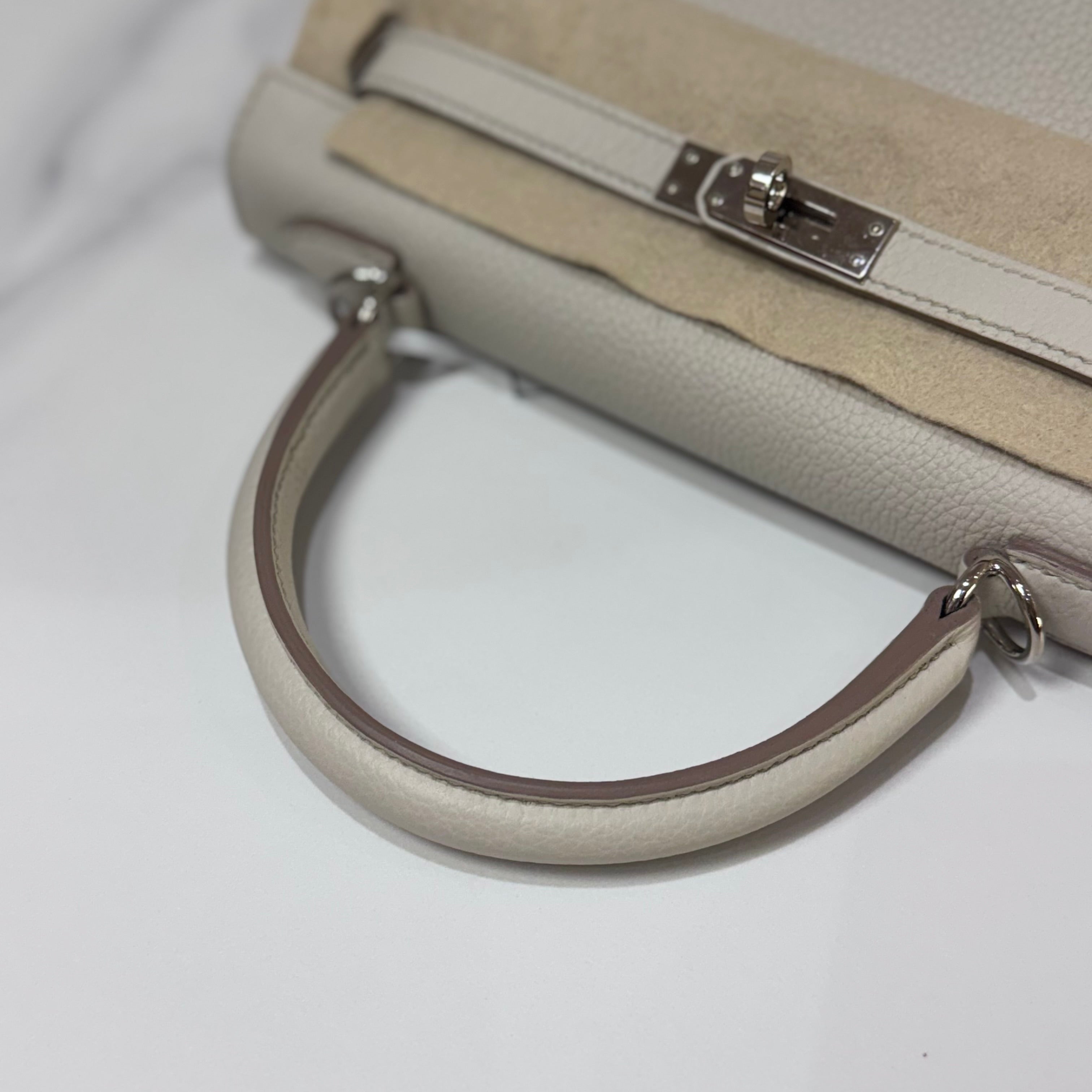 HERMES KELLY II 25 TOGO BETON STAMP U