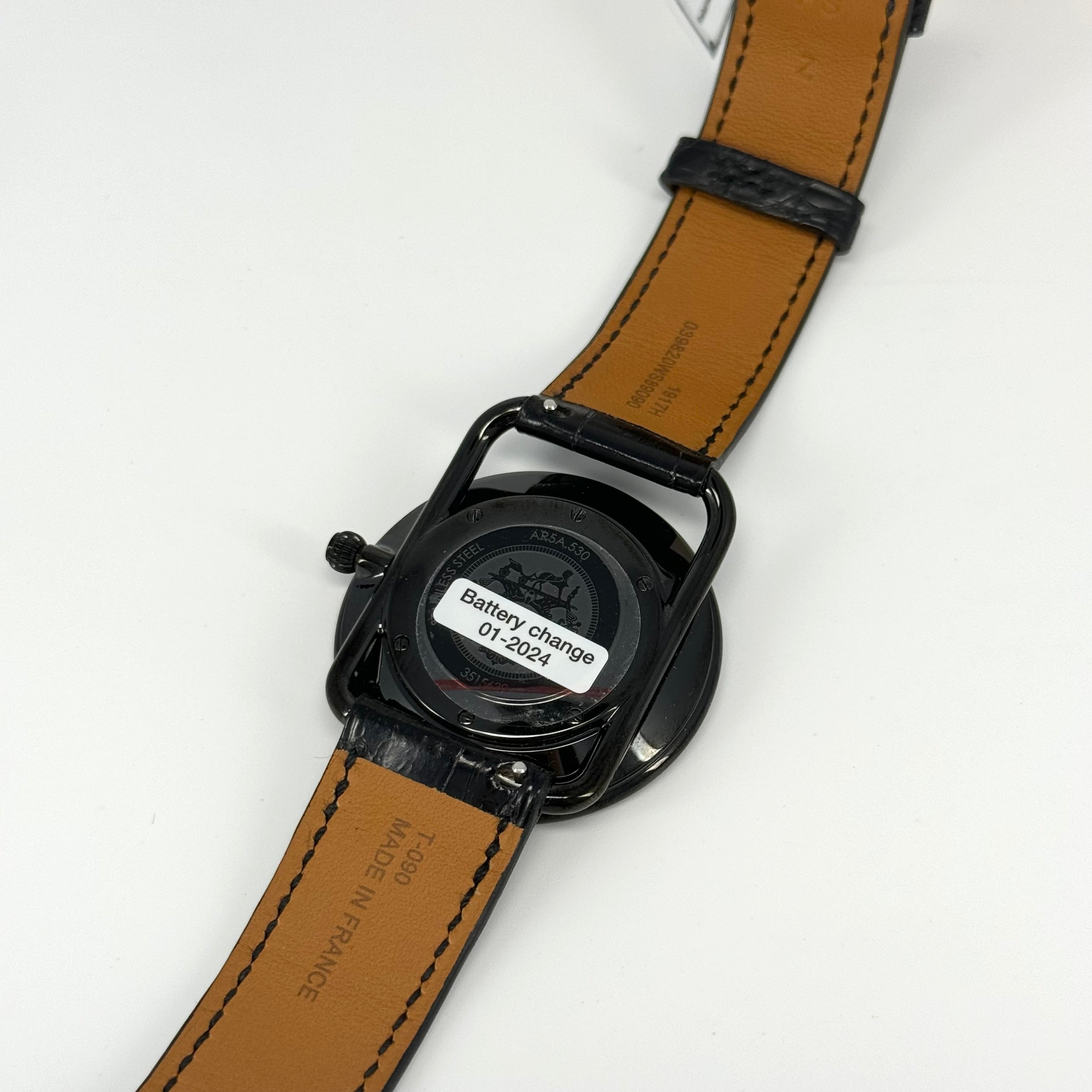 HERMES ARCEAU SERIES  WATCH STAMP Z