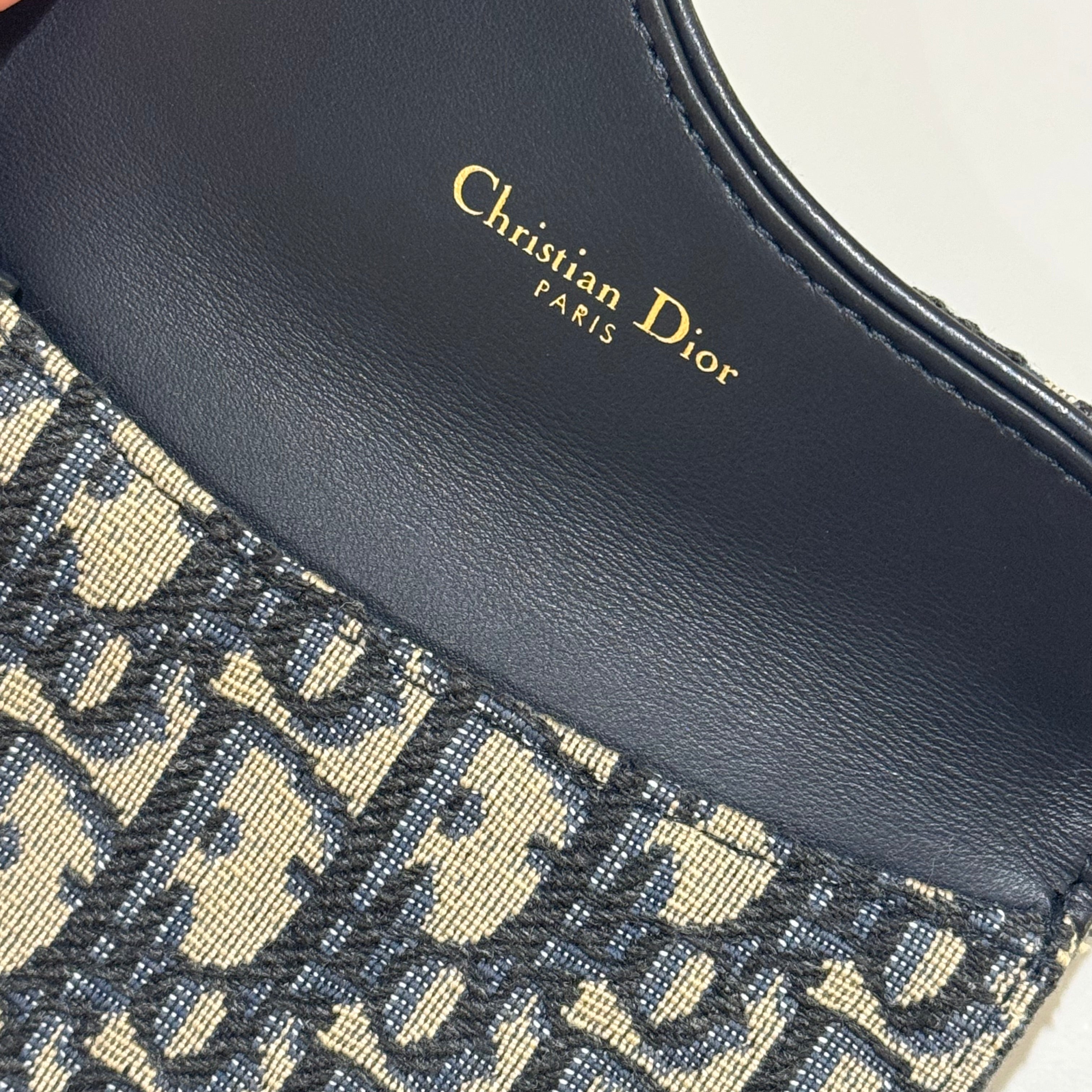 DIOR SADDLE BLOOM CARD HOLDER | COLLINS RAIN