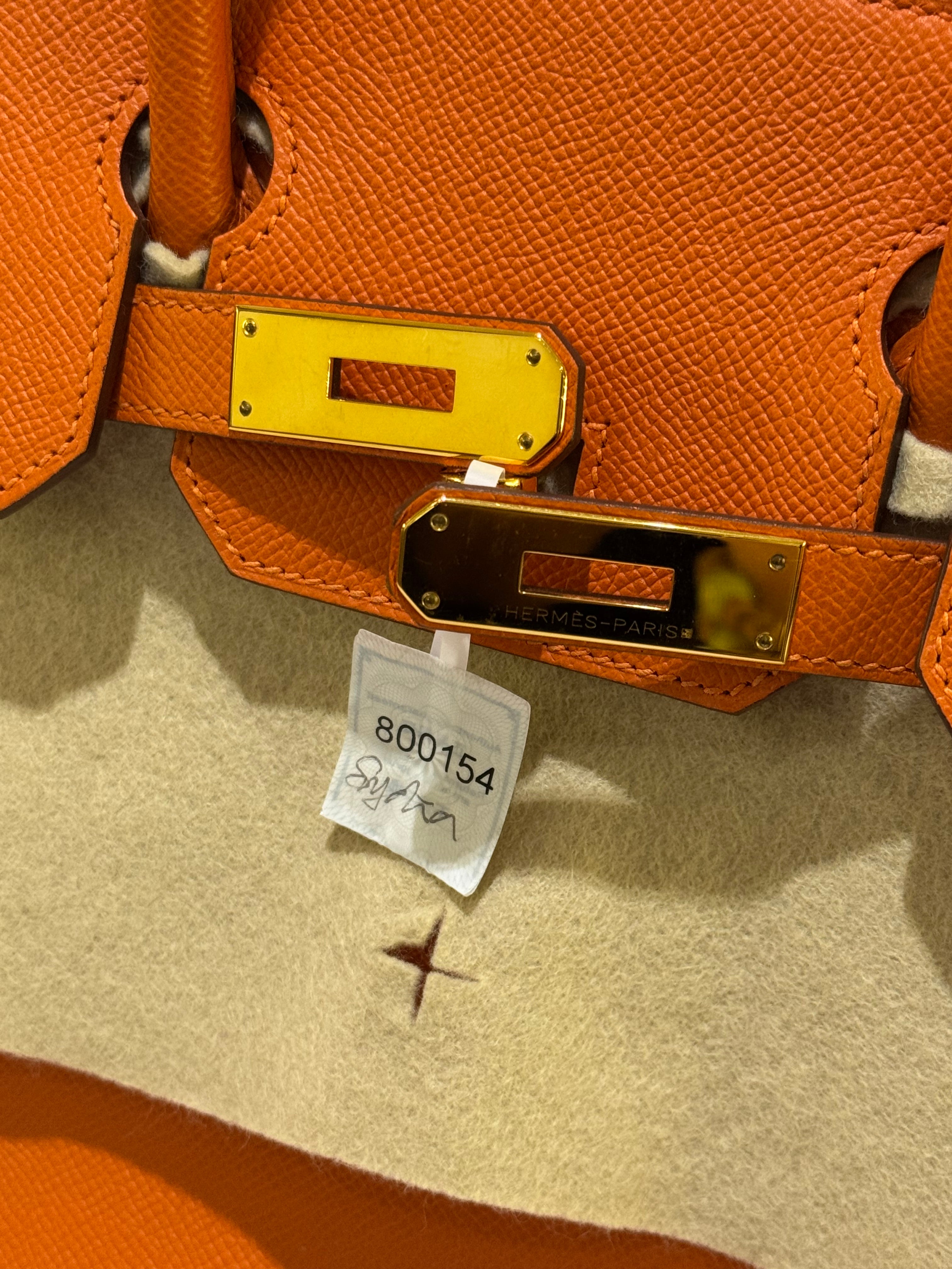 HERMES BIRKIN 30 ORANGE