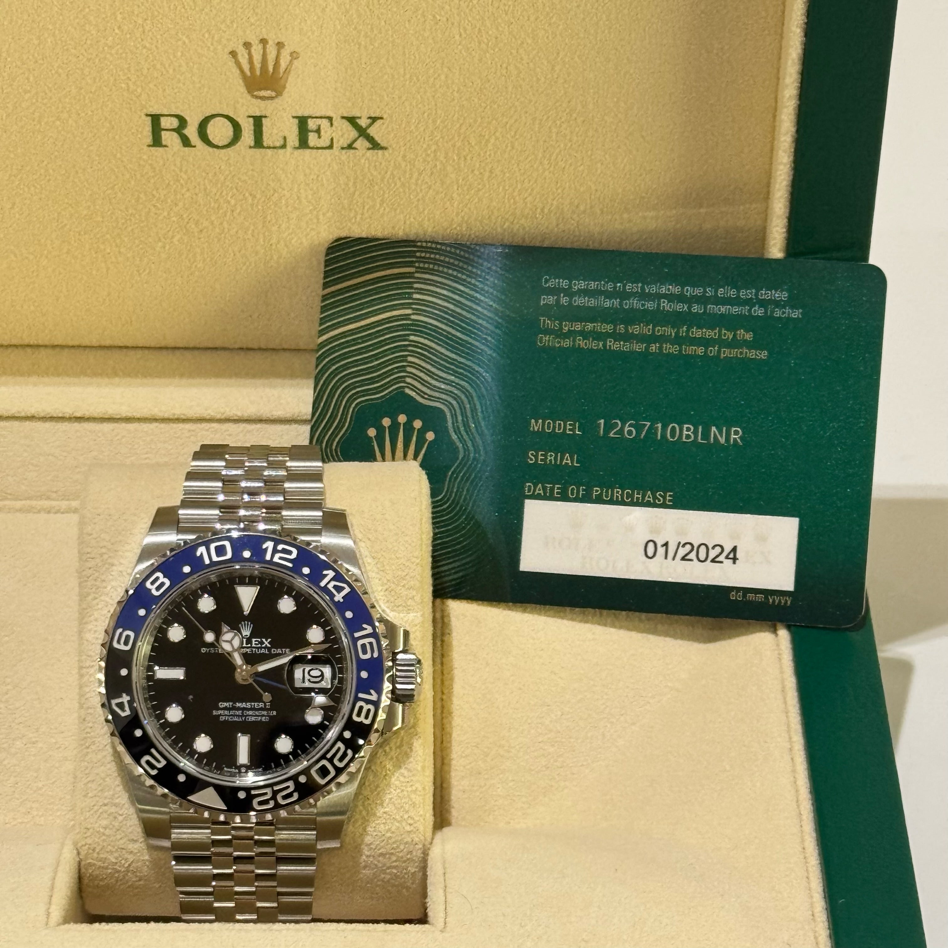 ROLEX OYSTER 126710BLNR