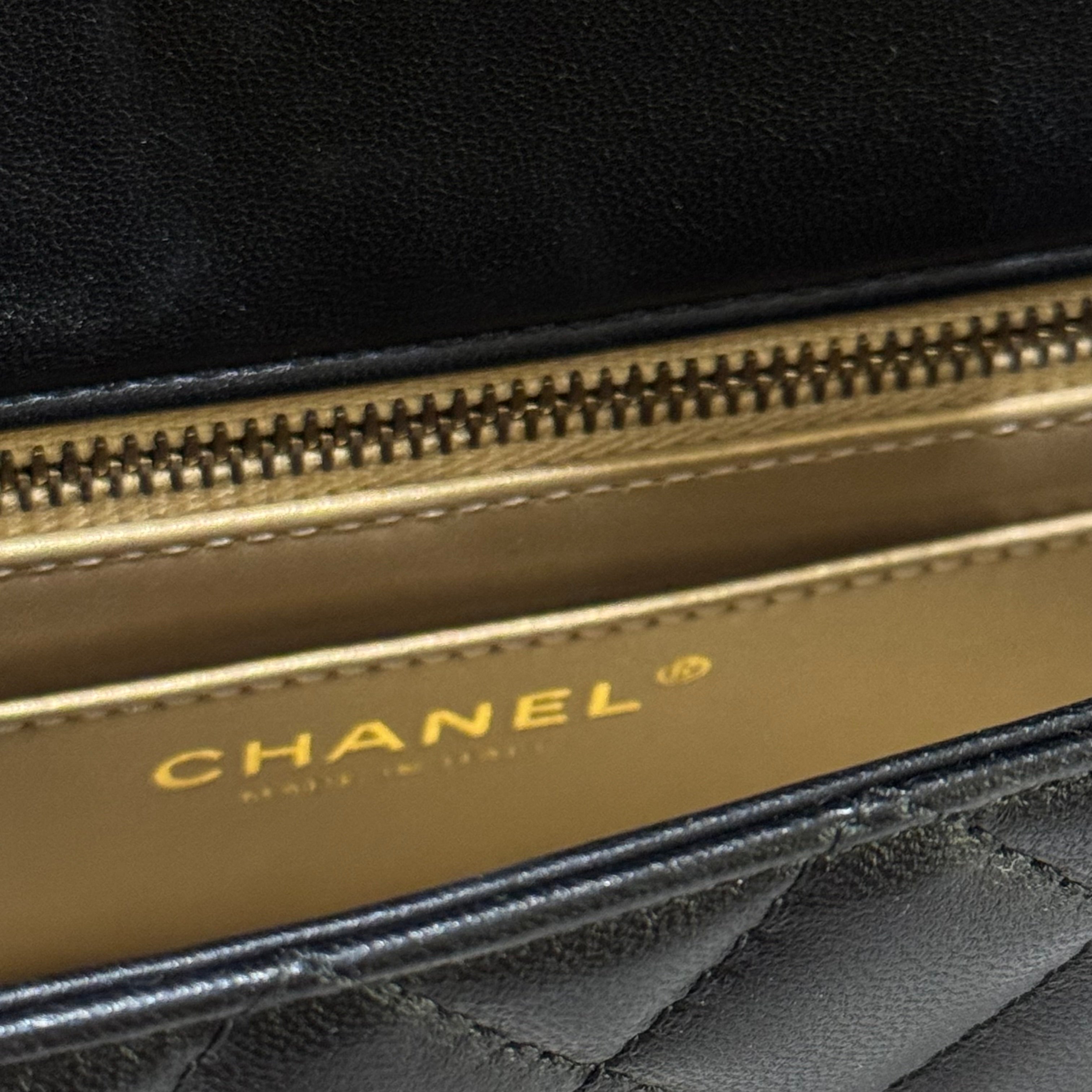 CHANEL MINI CF GOLD BALL BIG MINI CHIP VERSION FULL MEMBRANE