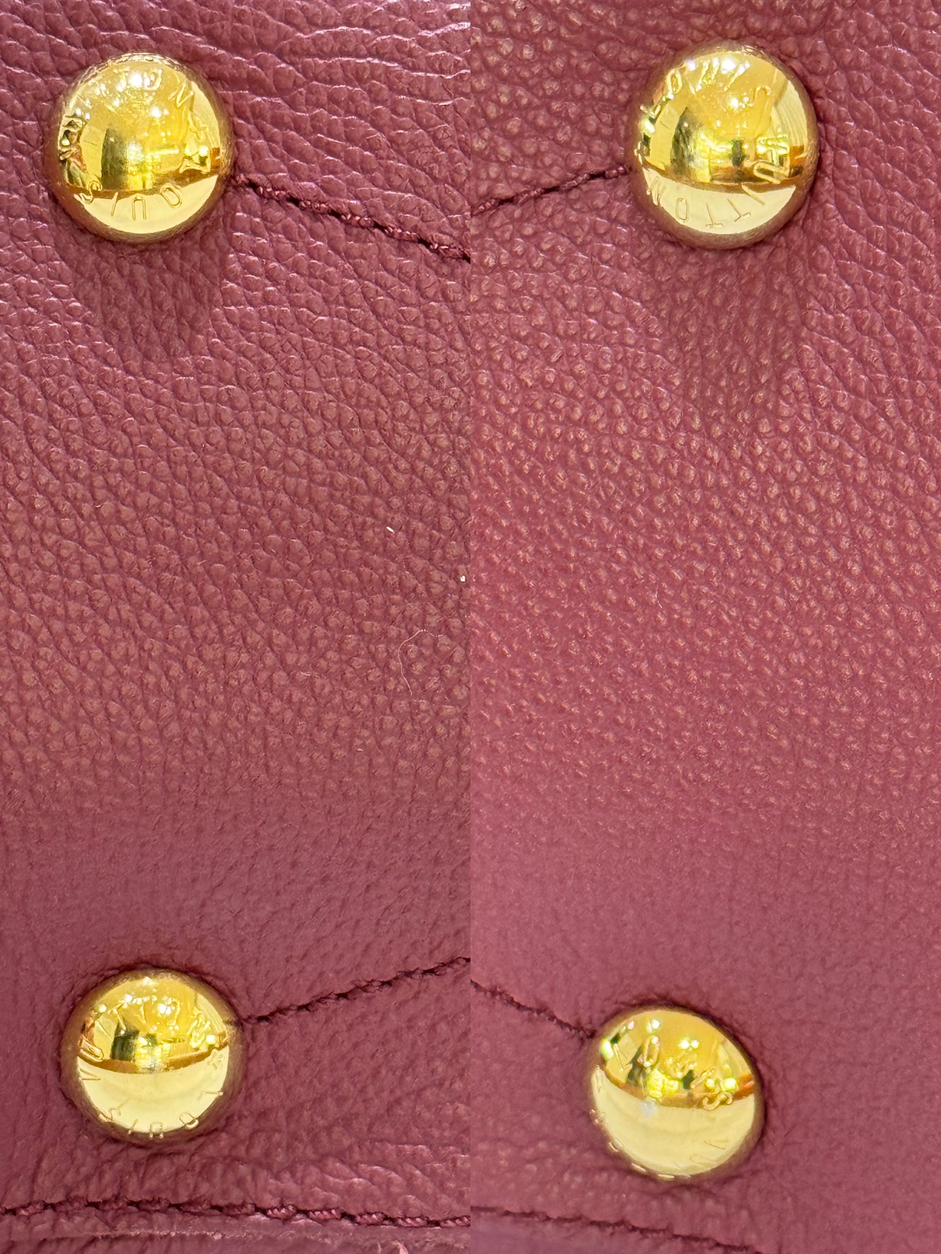 LOUIS VUITTON RED HANDBAG | COLLINS RAIN