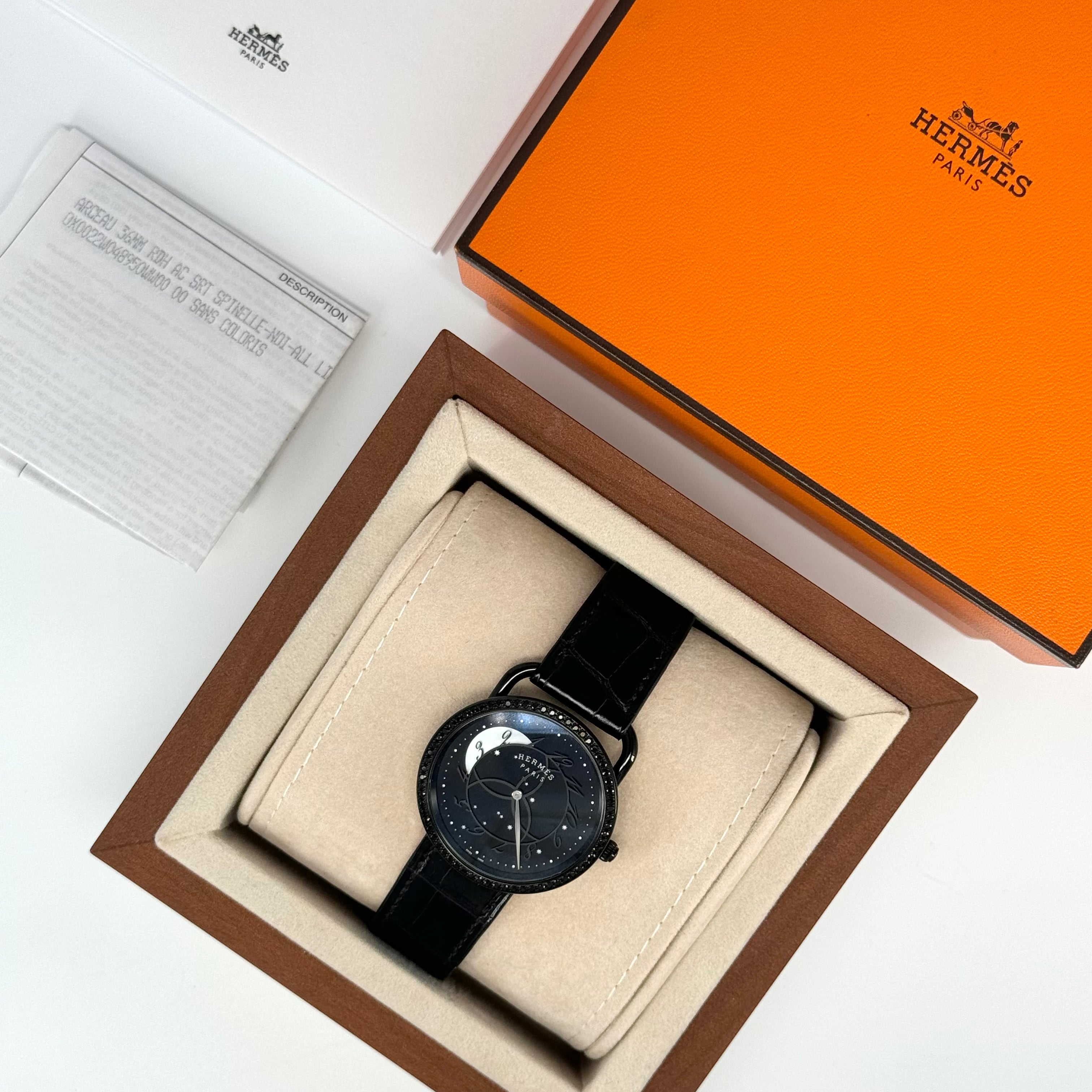 HERMES ARCEAU SERIES  WATCH STAMP Z