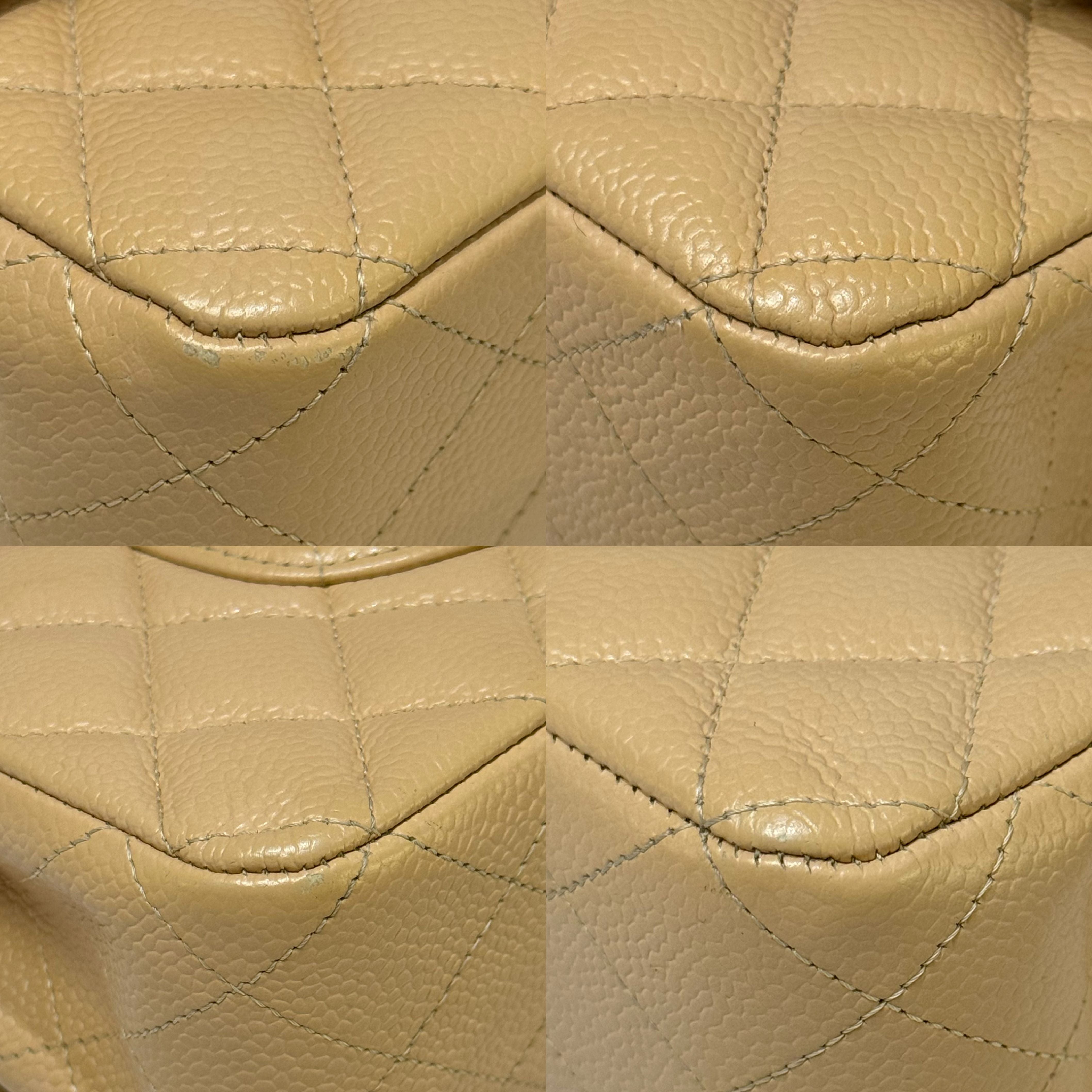 CHANEL CF MEDIUM CALFSKIN BEIGE