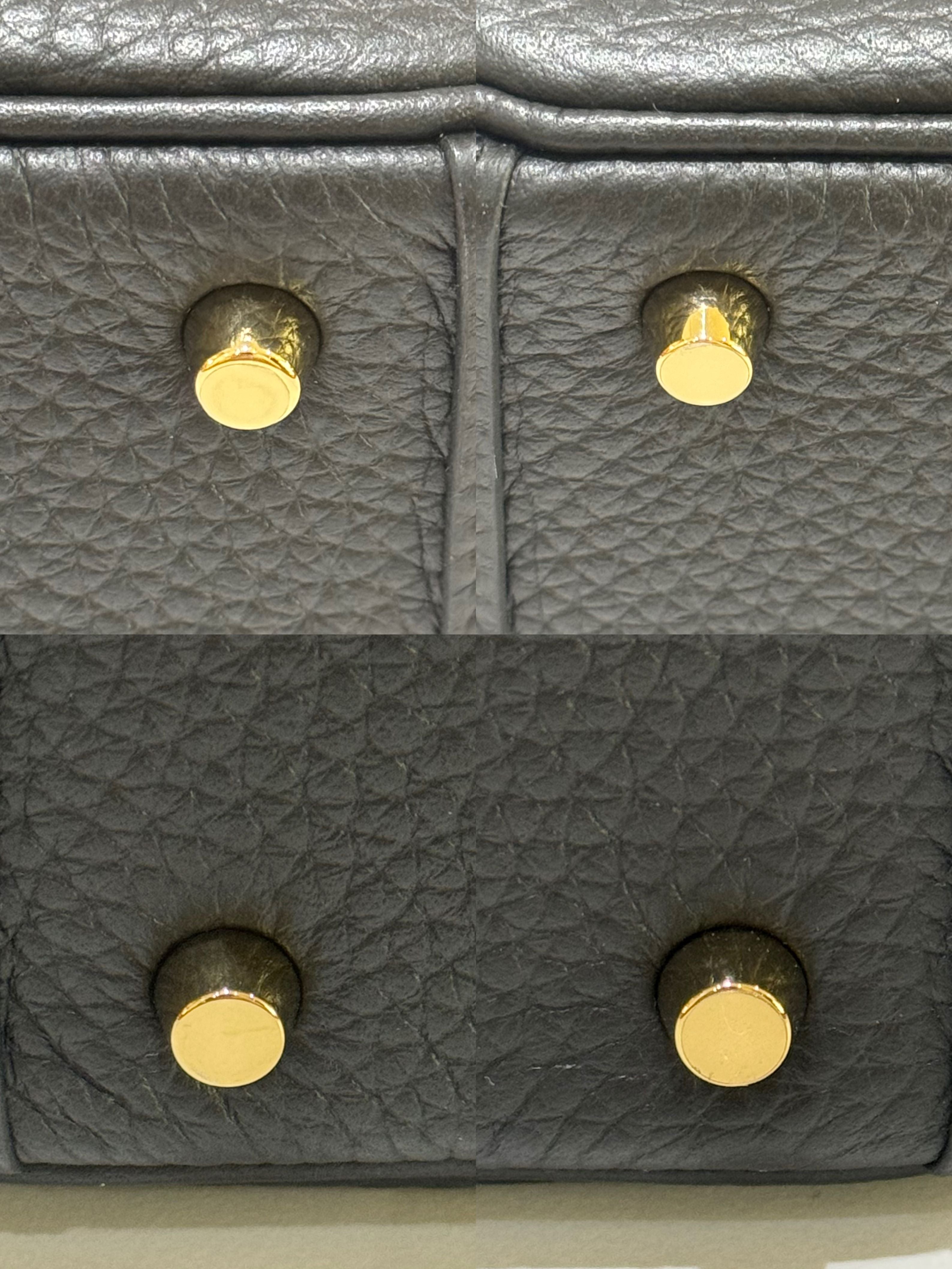 HERMES MINI LINDY IN BLACK WITH GOLD HARDWARE (STAMP B) | COLLINS RAIN