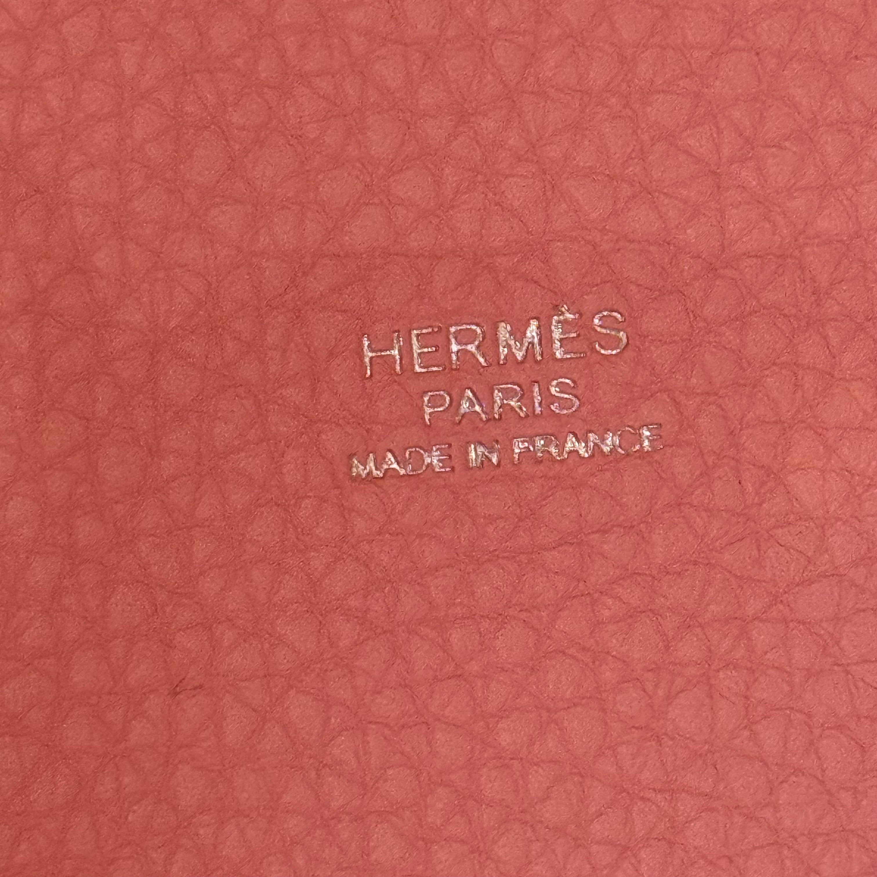 HERMES PICOTIN 18 CHERRY BLOSSOM PINK U STAMP