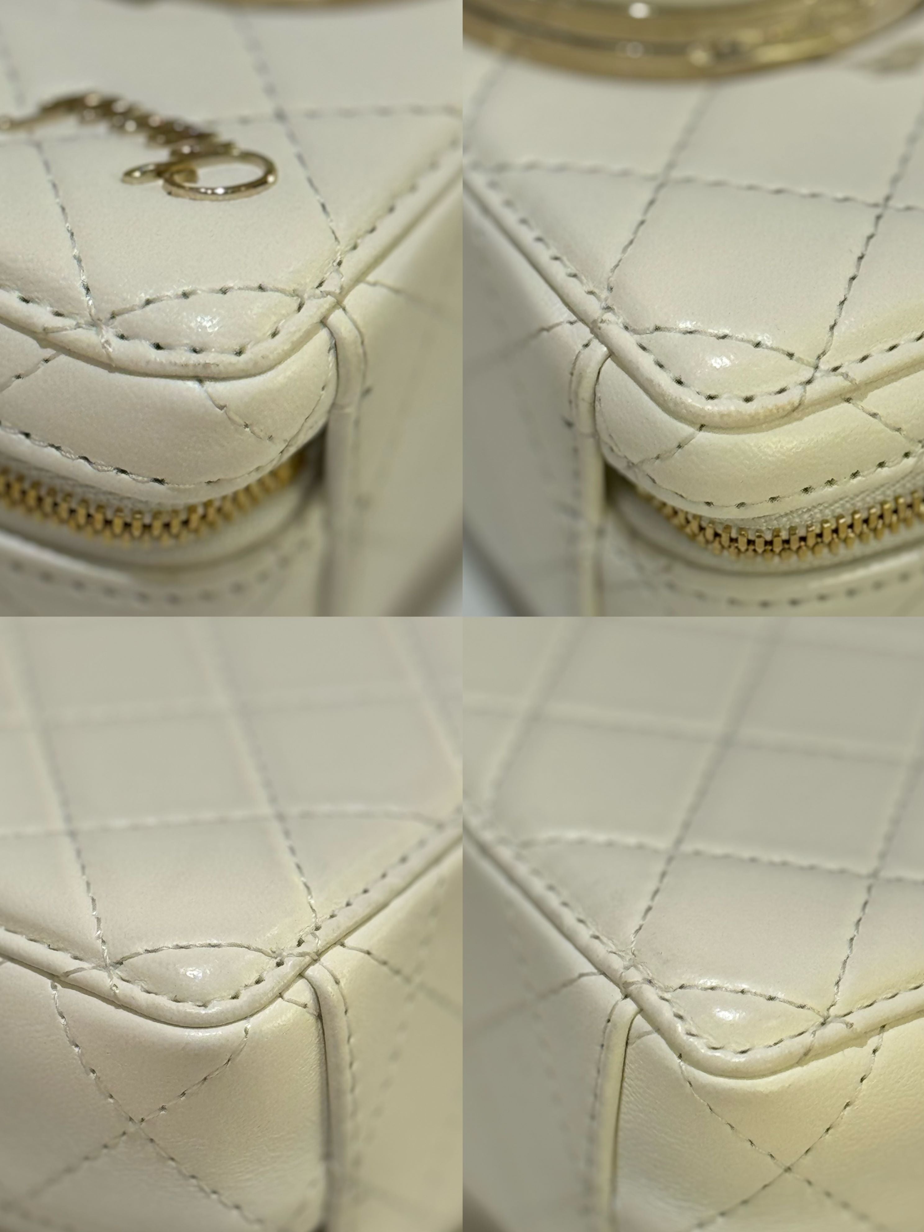 CHANEL CAMERA BAG WHITE | COLLINS RAIN