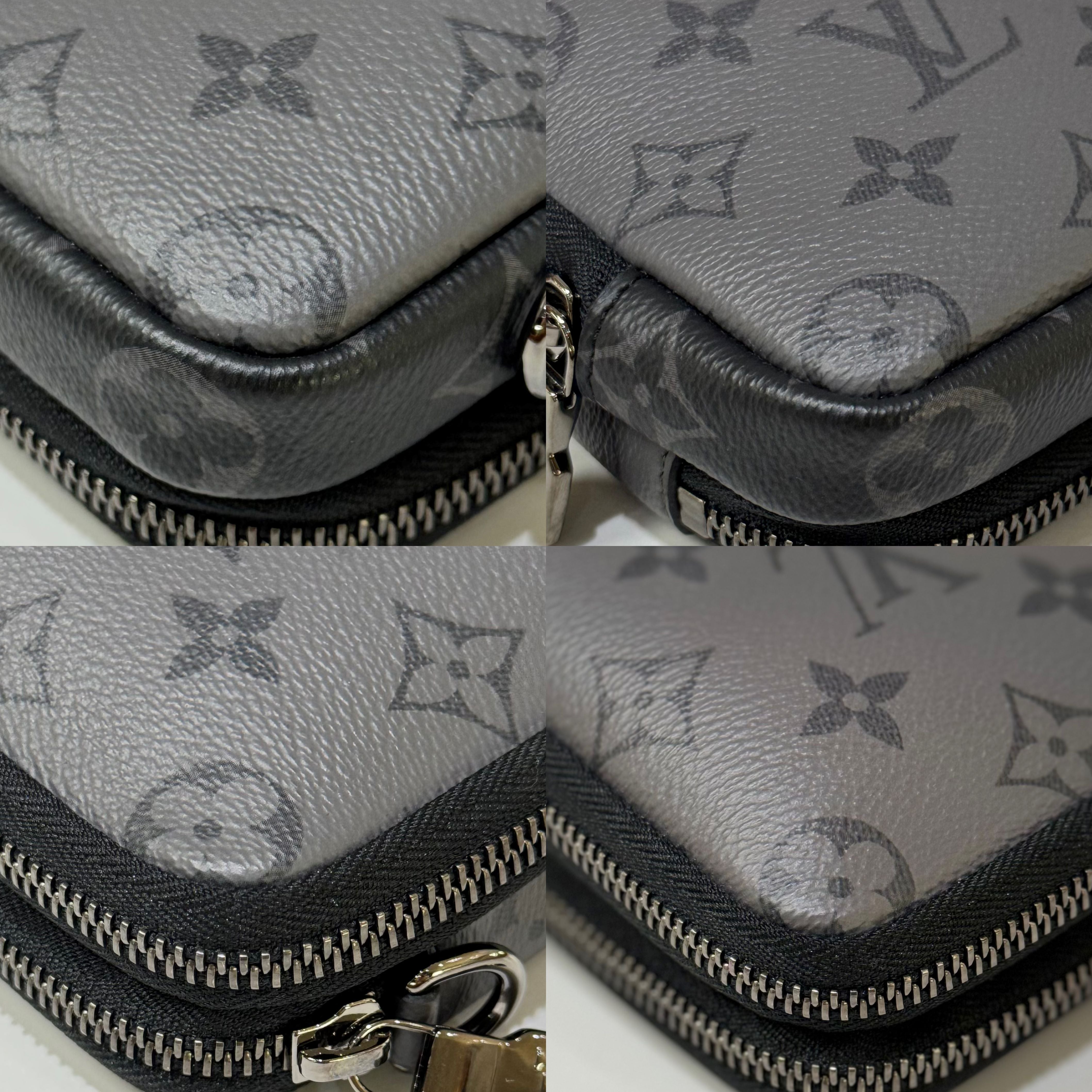 LOUIS VUITTON BLACK WARRIOR SMARTPHONE BAG (MICROCHIP)